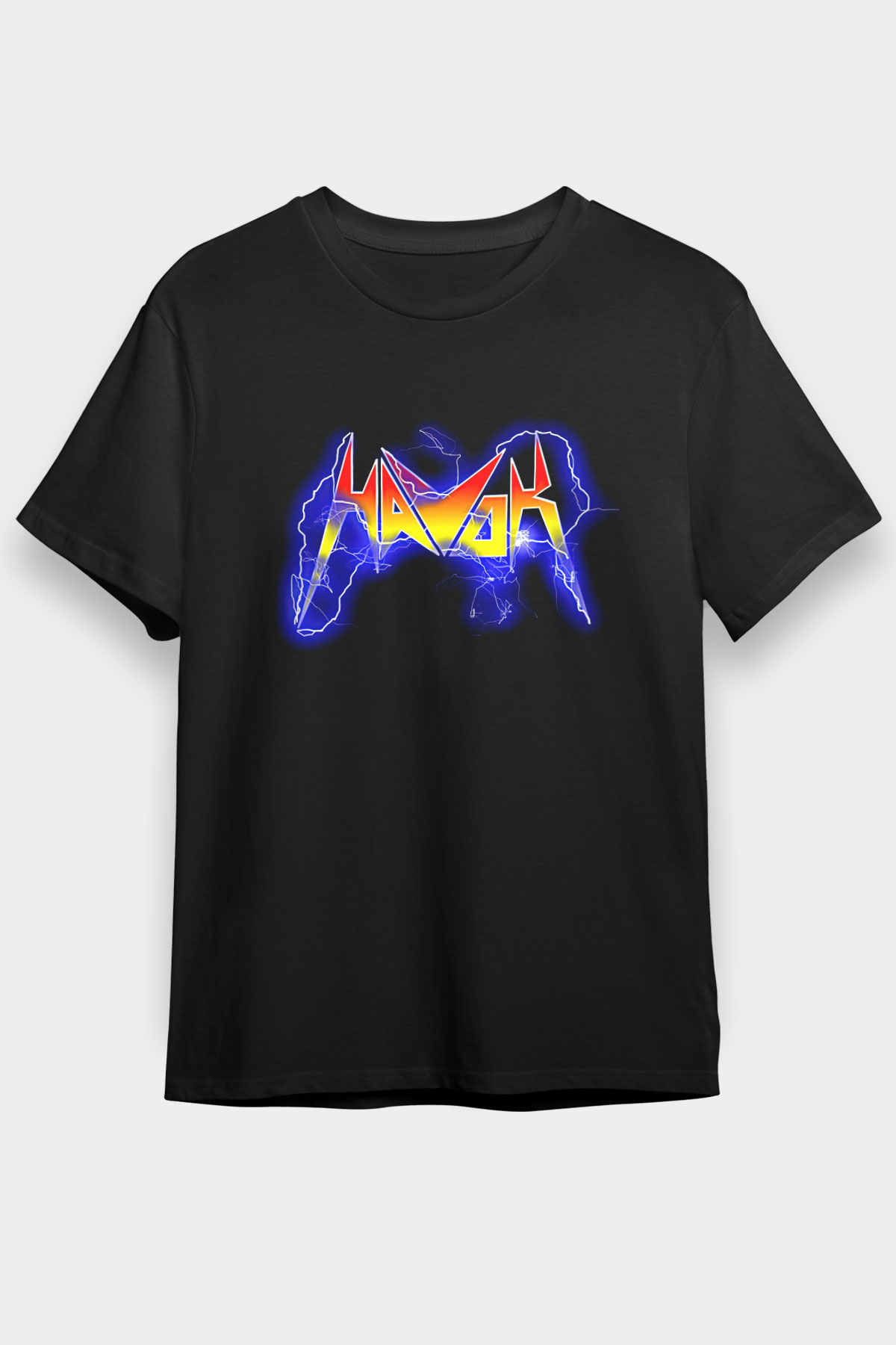 Havok Baskılı Unisex Siyah Tişört - Tshirt