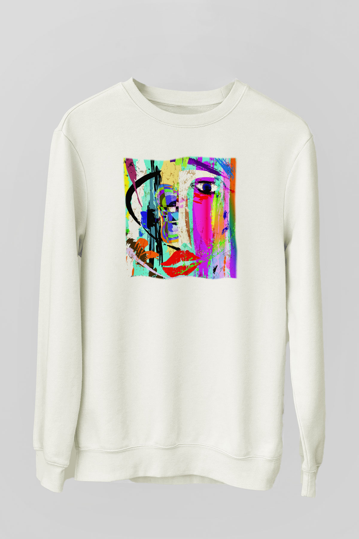 Hayat Beyaz Unisex Sweatshirt