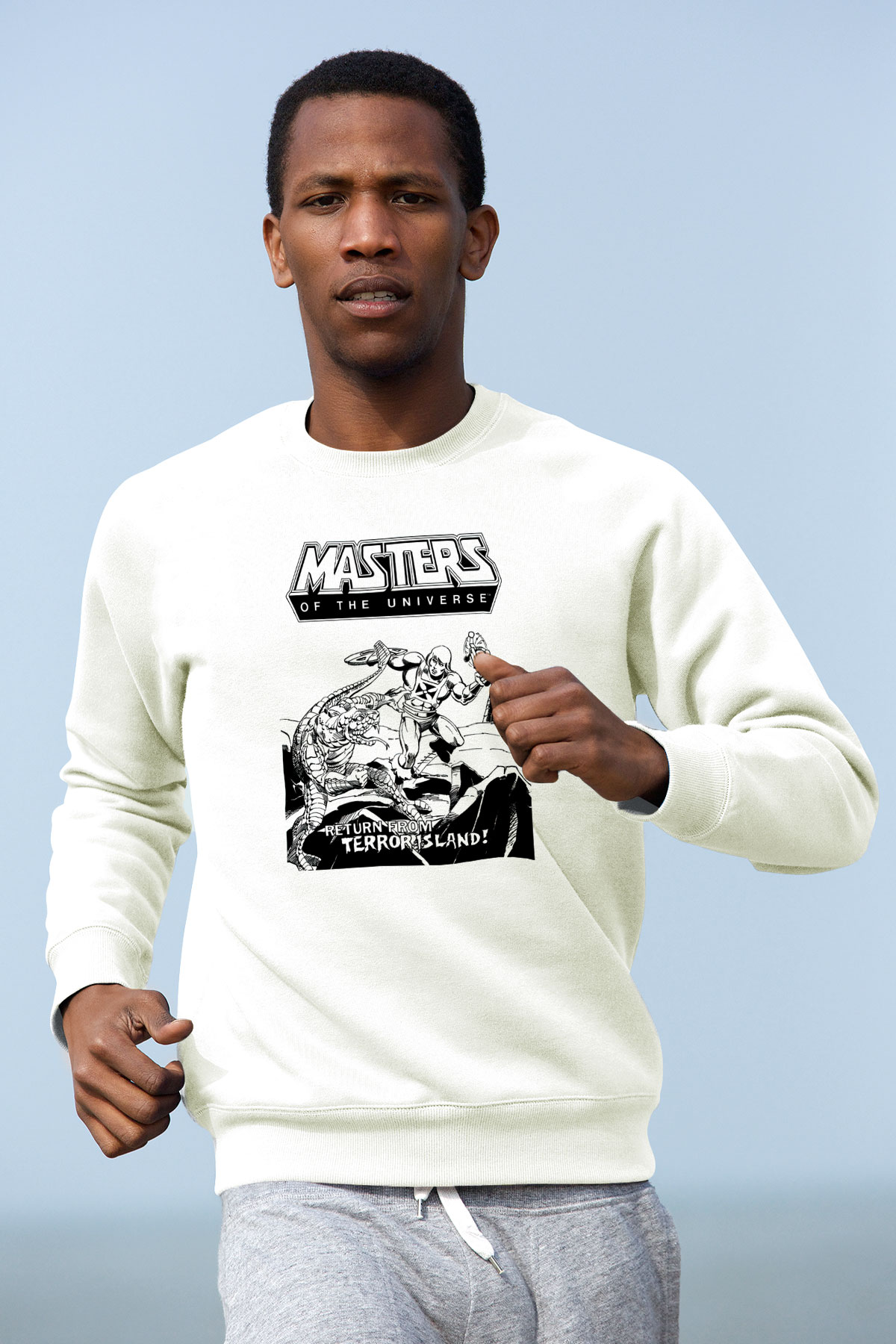 He-Man and the Masters of Universe Beyaz Unisex Sweatshirt