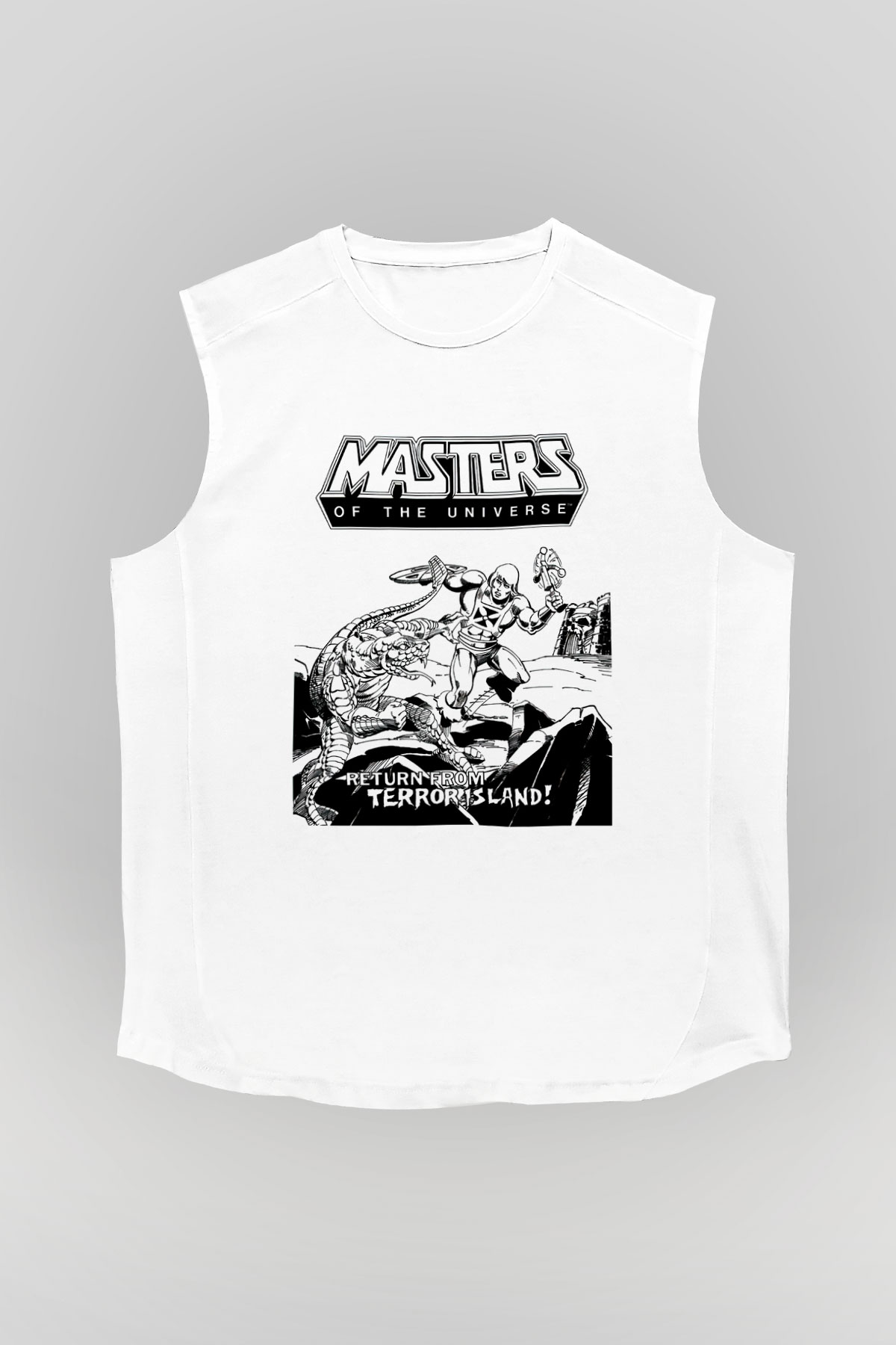 He-Man and the Masters of Universe Beyaz Unisex Kolsuz Tişört
