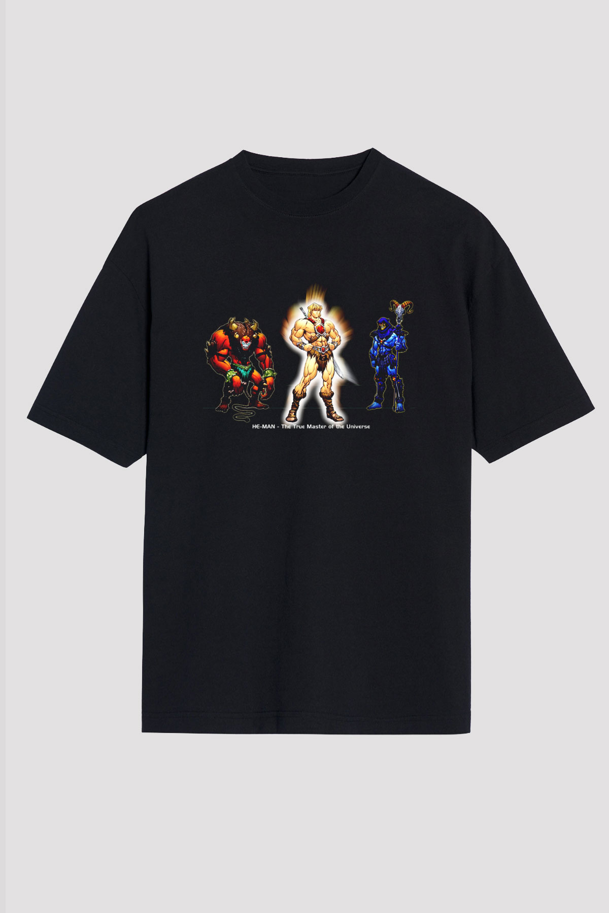He-Man and the Masters of Universe Siyah Unisex Oversize Tişört