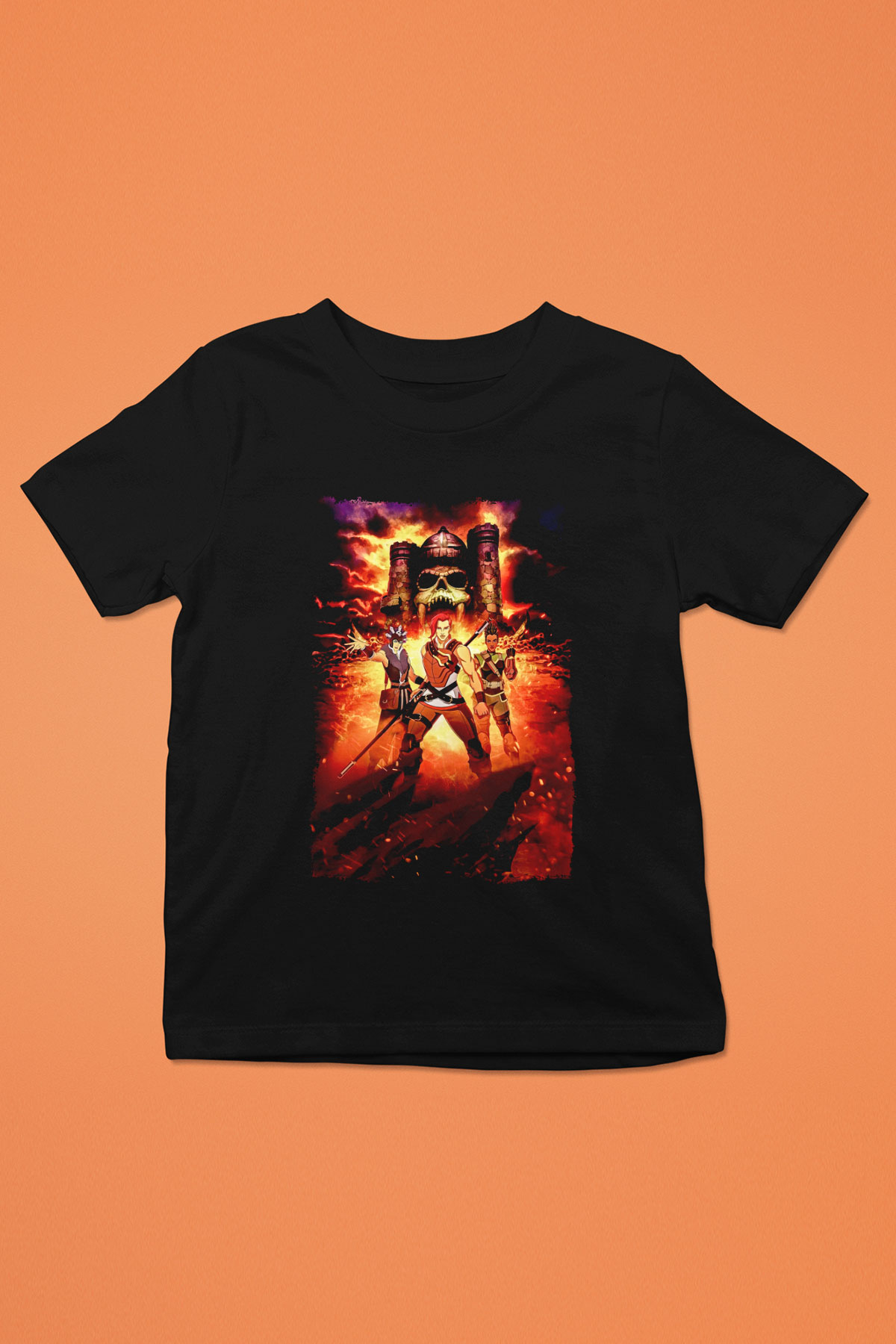He-Man and the Masters of Universe Siyah Unisex  Çocuk Tişört