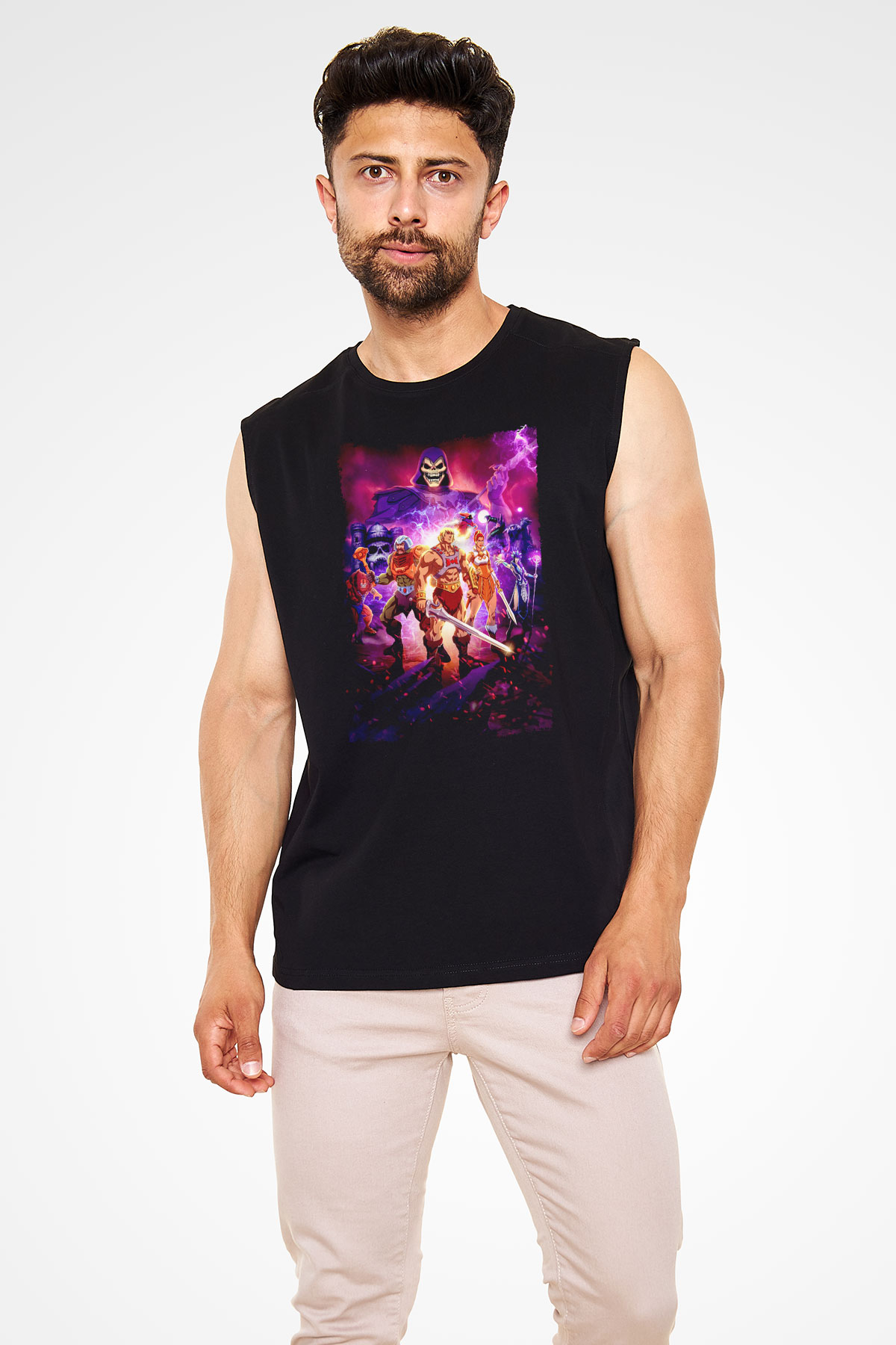 He-Man and the Masters of Universe Siyah Unisex  Kolsuz Tişört