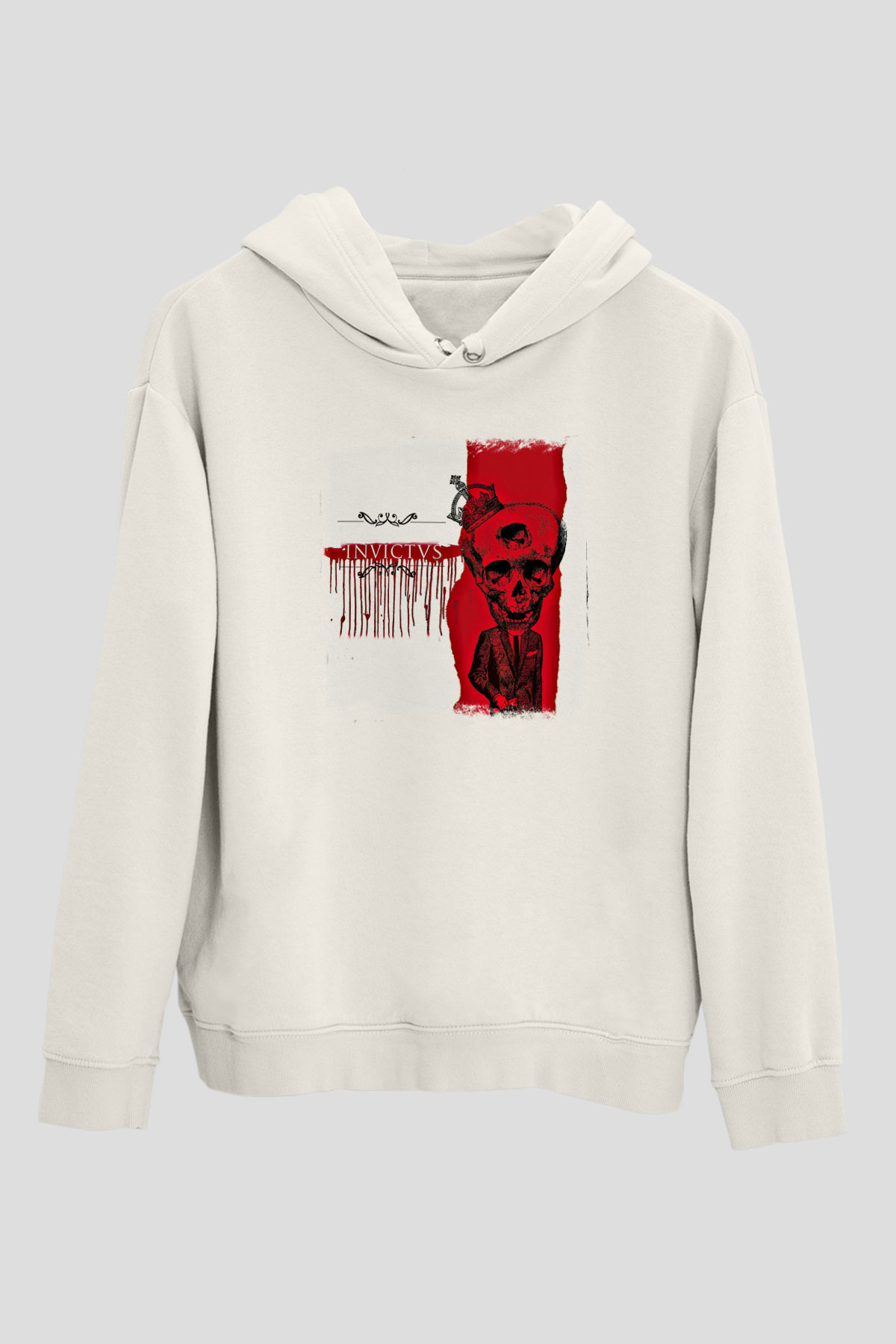 Heaven Shall Burn Baskılı Unisex Beyaz Hoodie
