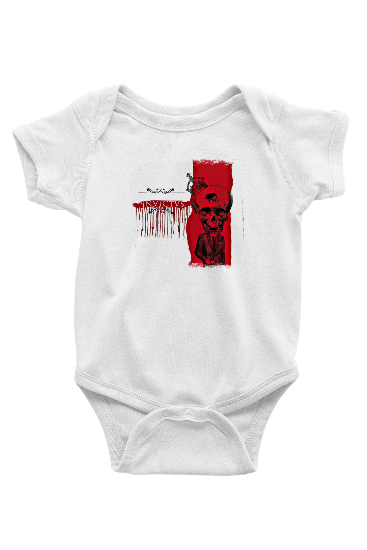 Heaven Shall Burn Baskılı Unisex Beyaz Bebek Body - Zıbın