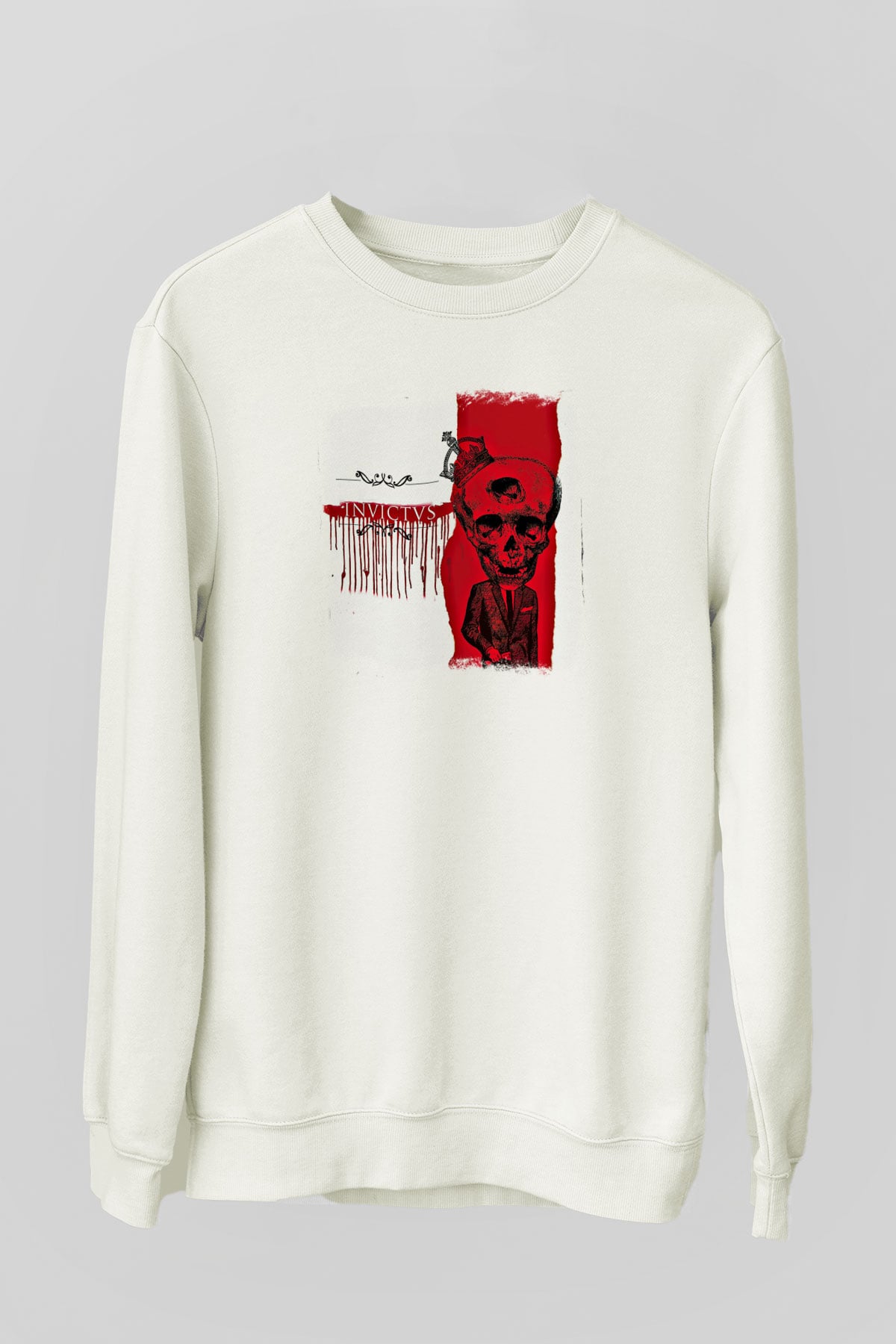 Heaven Shall Burn Baskılı Unisex Beyaz Sweatshirt