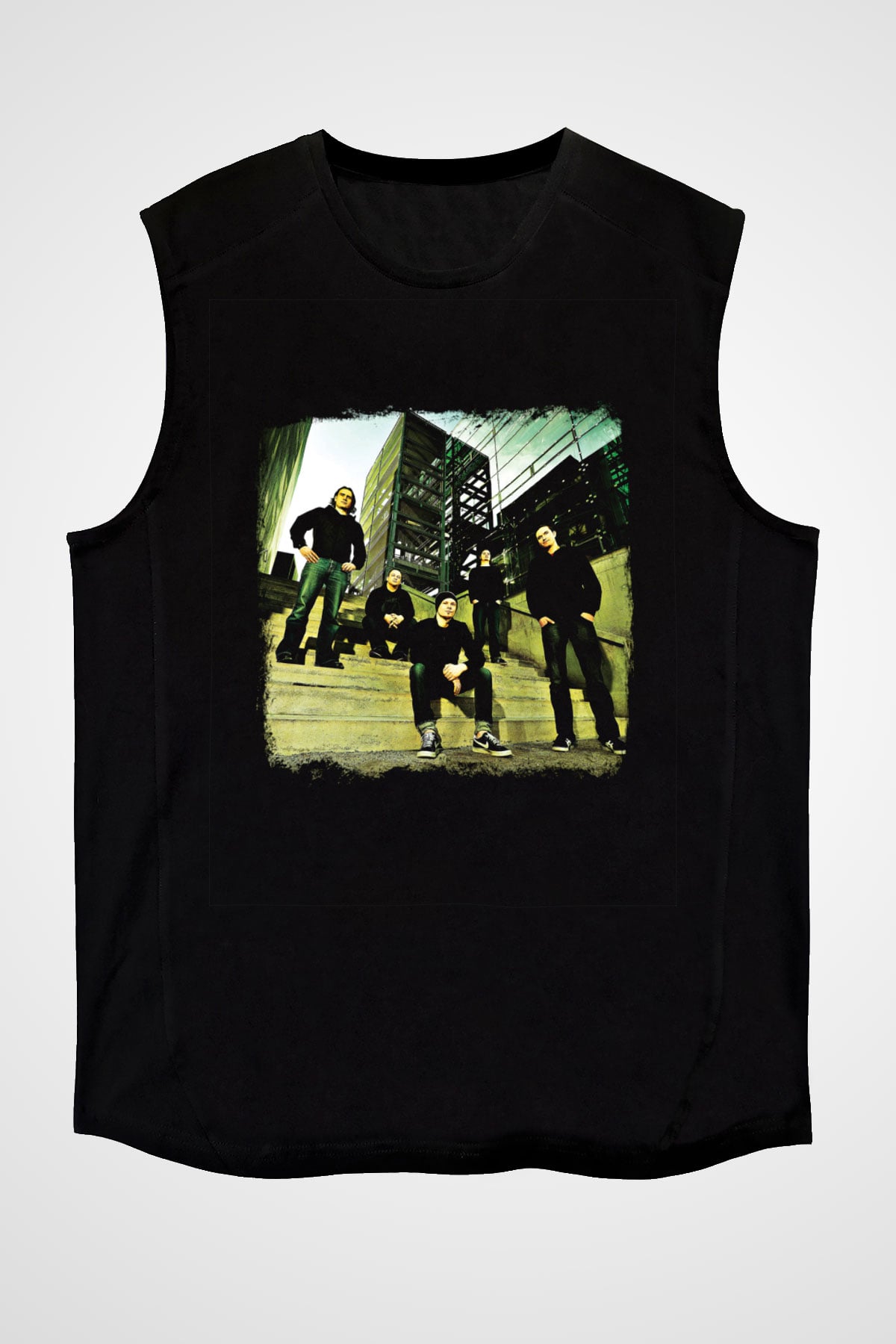 Heaven Shall Burn Baskılı Unisex Siyah Kolsuz Tişört