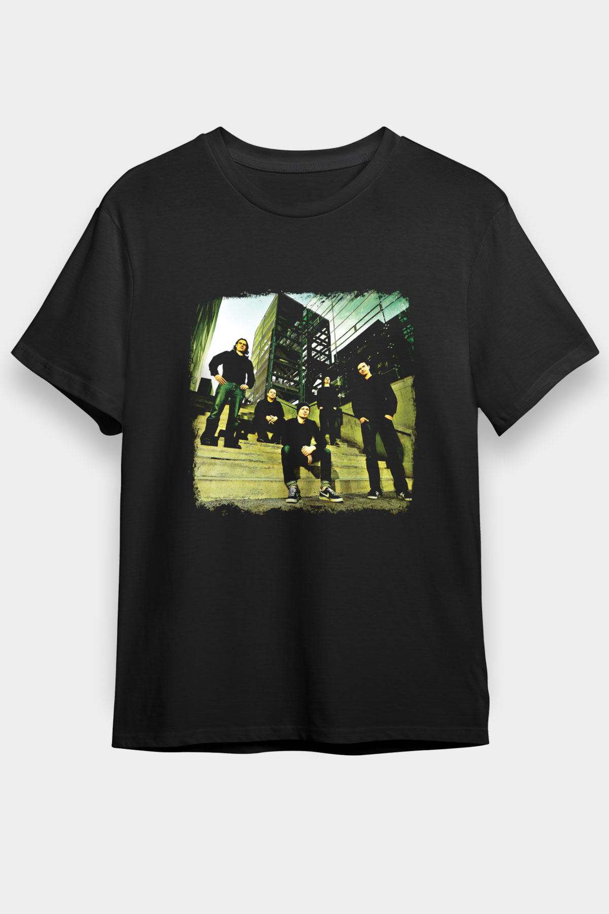 Heaven Shall Burn Baskılı Unisex Siyah Tişört