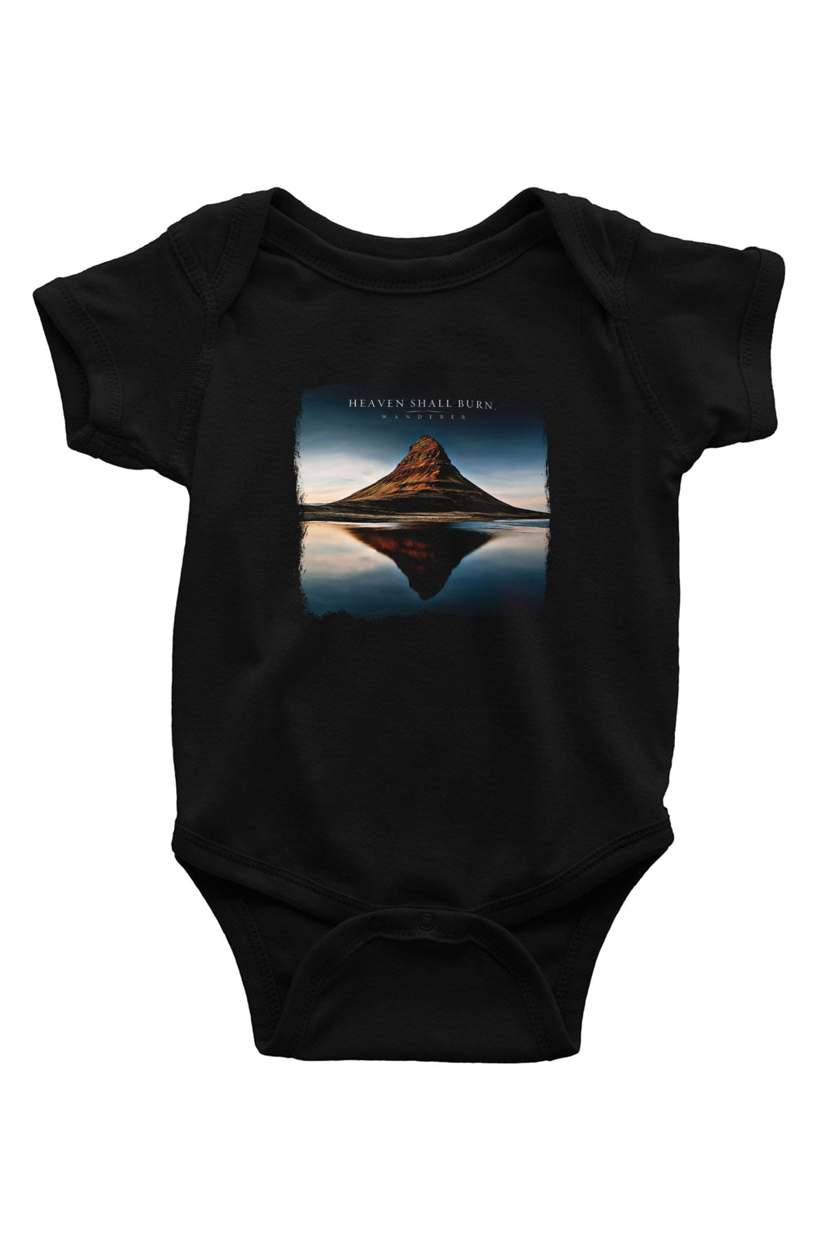 Heaven Shall Burn Baskılı Unisex Siyah Bebek Body - Zıbın