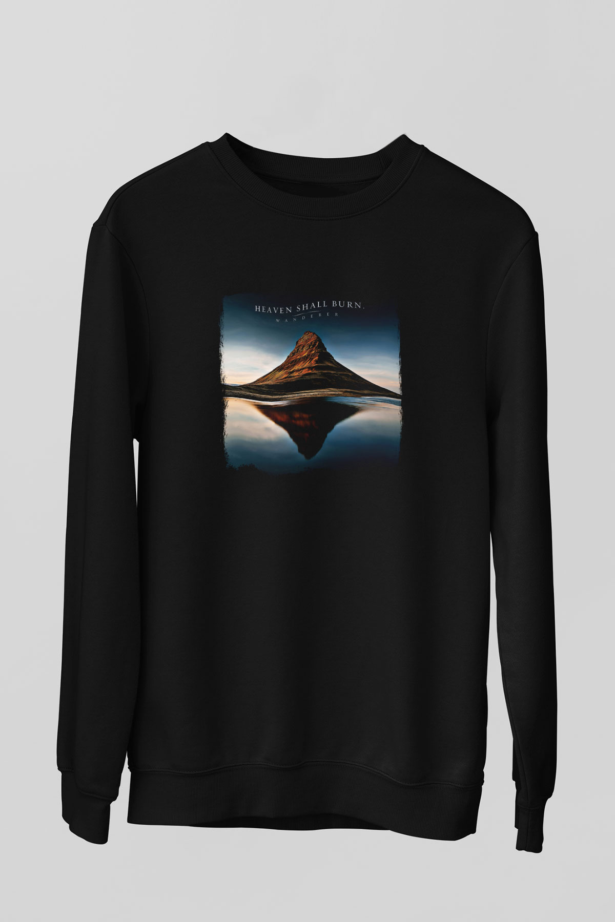 Heaven Shall Burn Baskılı Unisex Siyah Sweatshirt