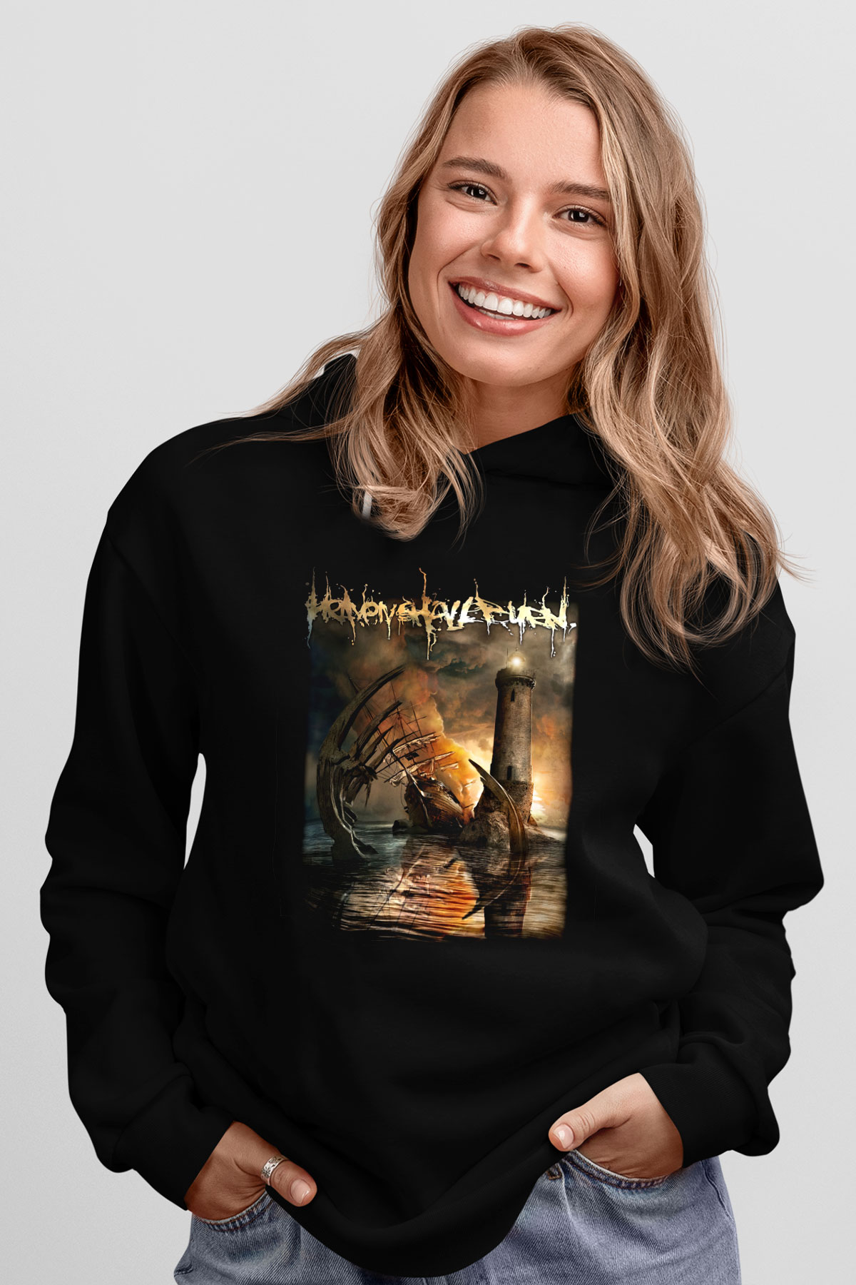 Heaven Shall Burn Siyah Unisex Hoodie
