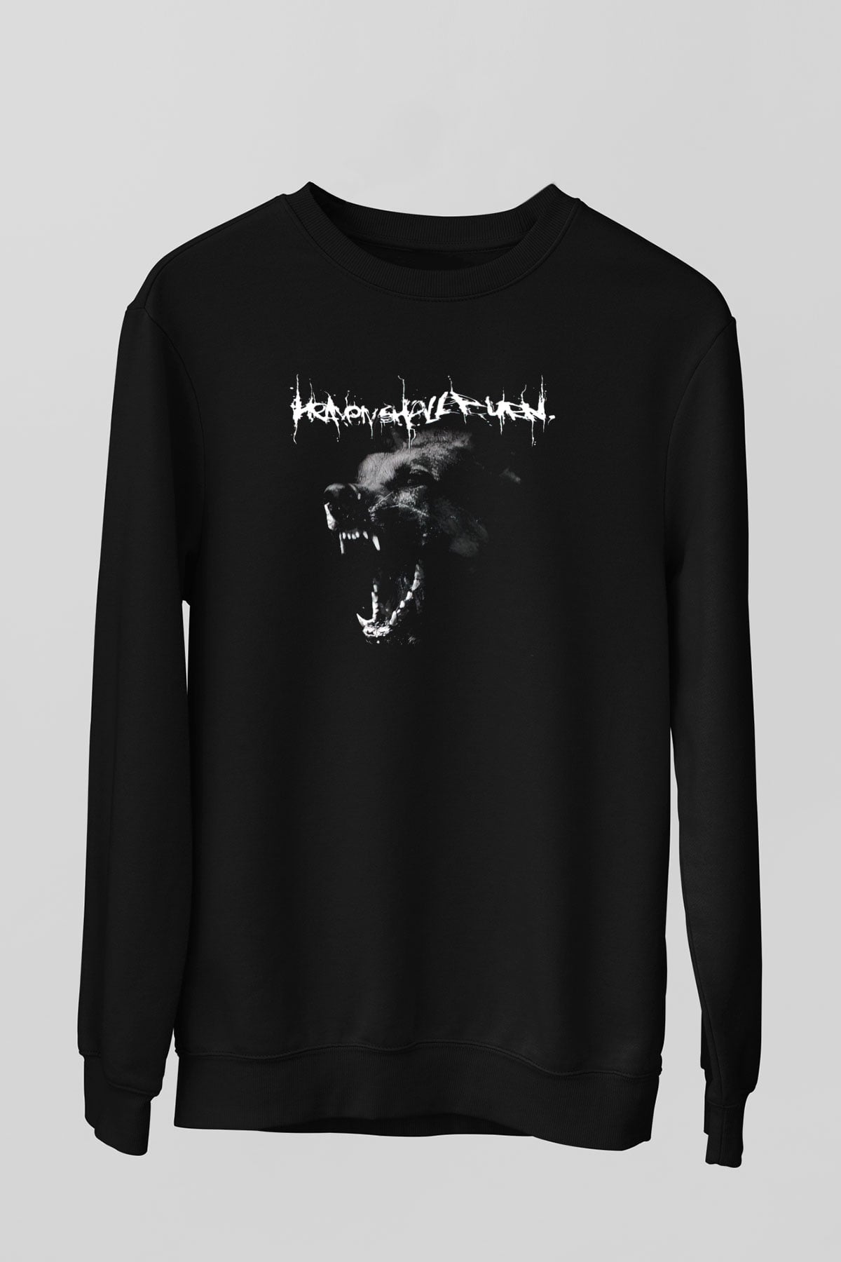 Heaven Shall Burn Siyah Unisex Sweatshirt