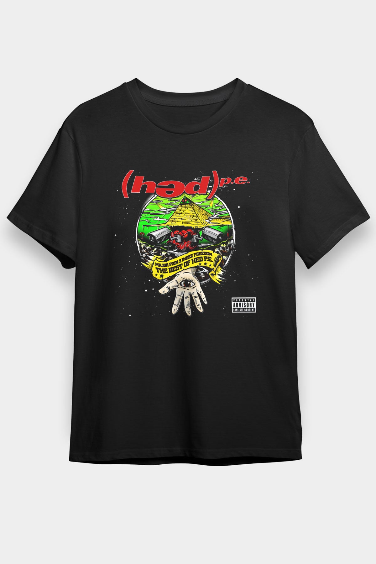Hed PE Siyah Unisex Tişört T-Shirt - TişörtFabrikası