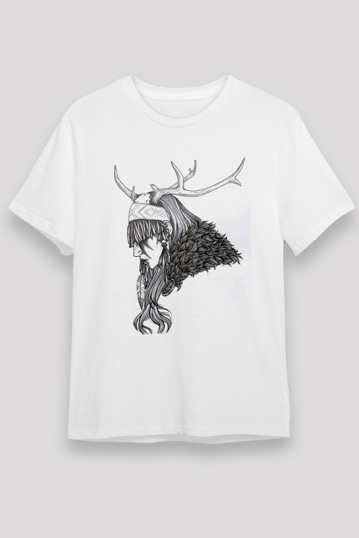 Heilung Baskılı Unisex Beyaz Tişört - Tshirt