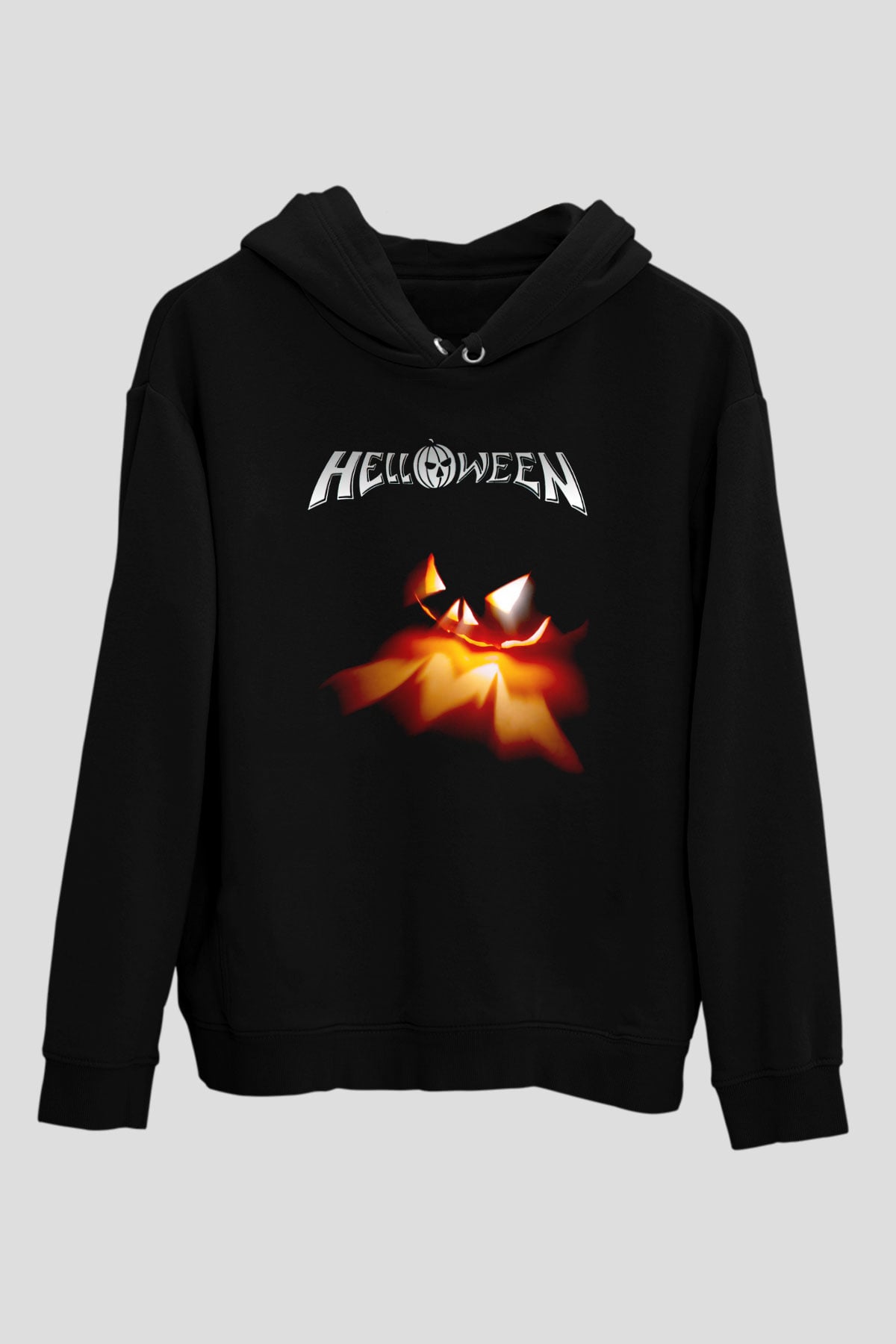 Helloween Siyah Unisex Kapüşonlu Sweatshirt