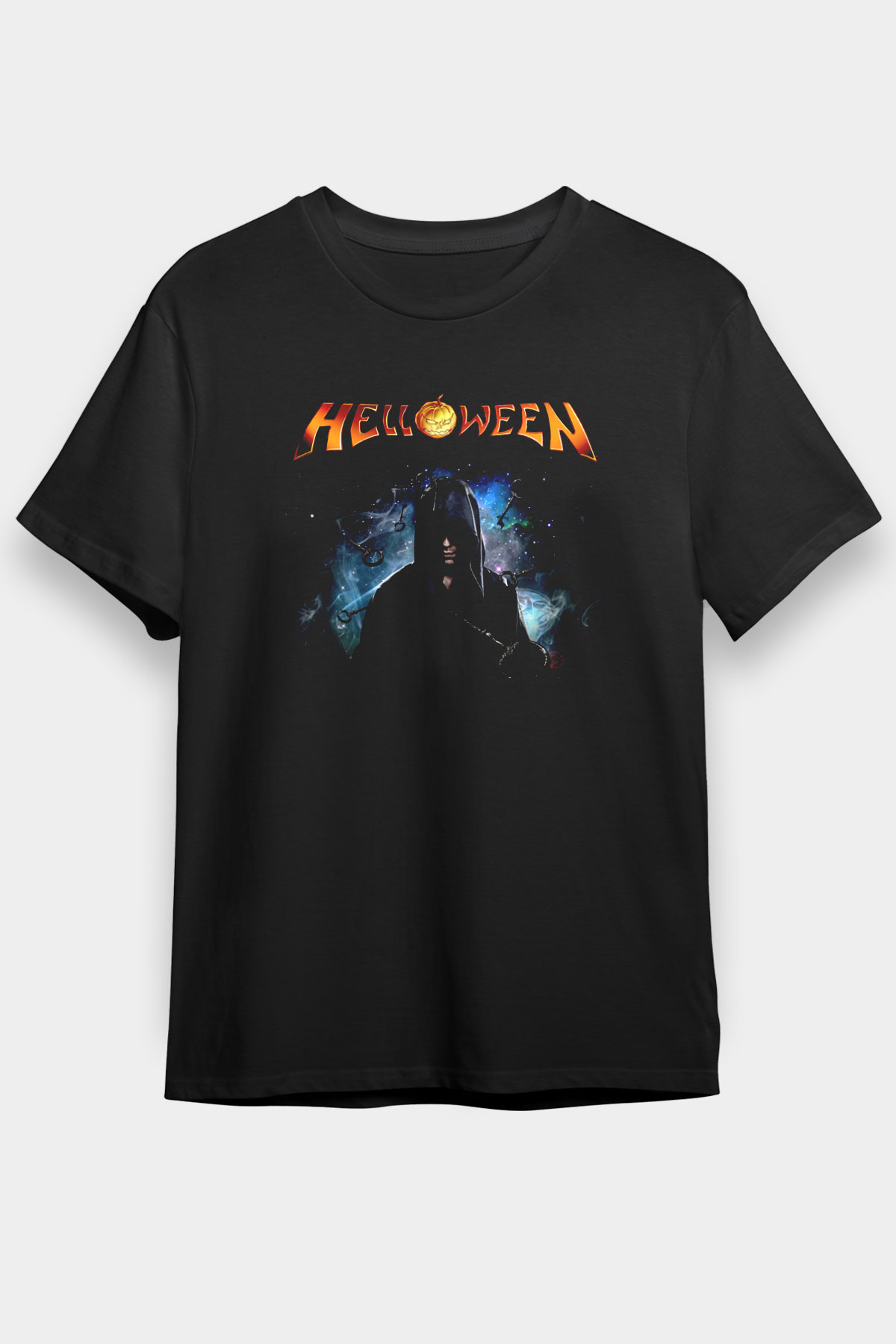Helloween Siyah Unisex Tişört T-Shirt - TişörtFabrikası