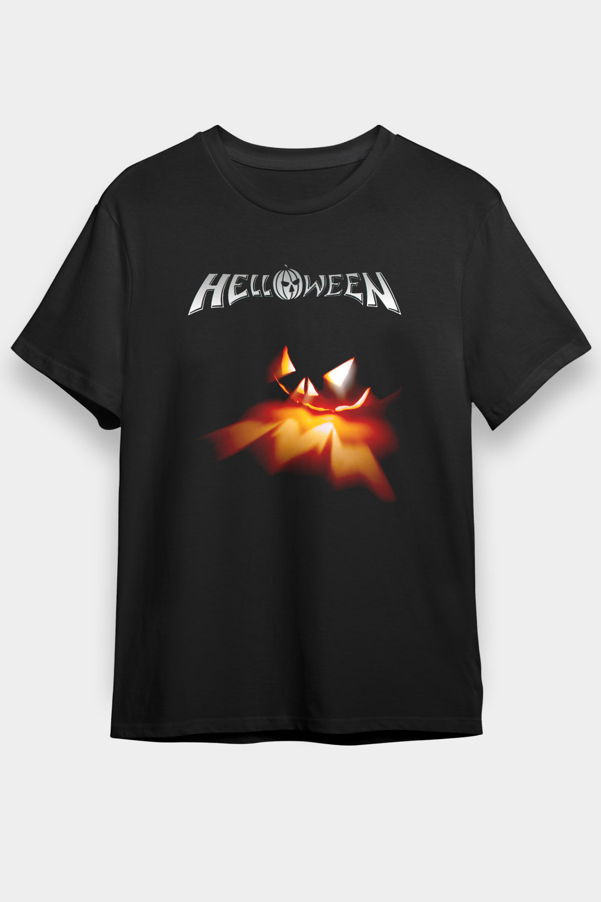 Helloween Siyah Unisex Tişört T-Shirt - TişörtFabrikası