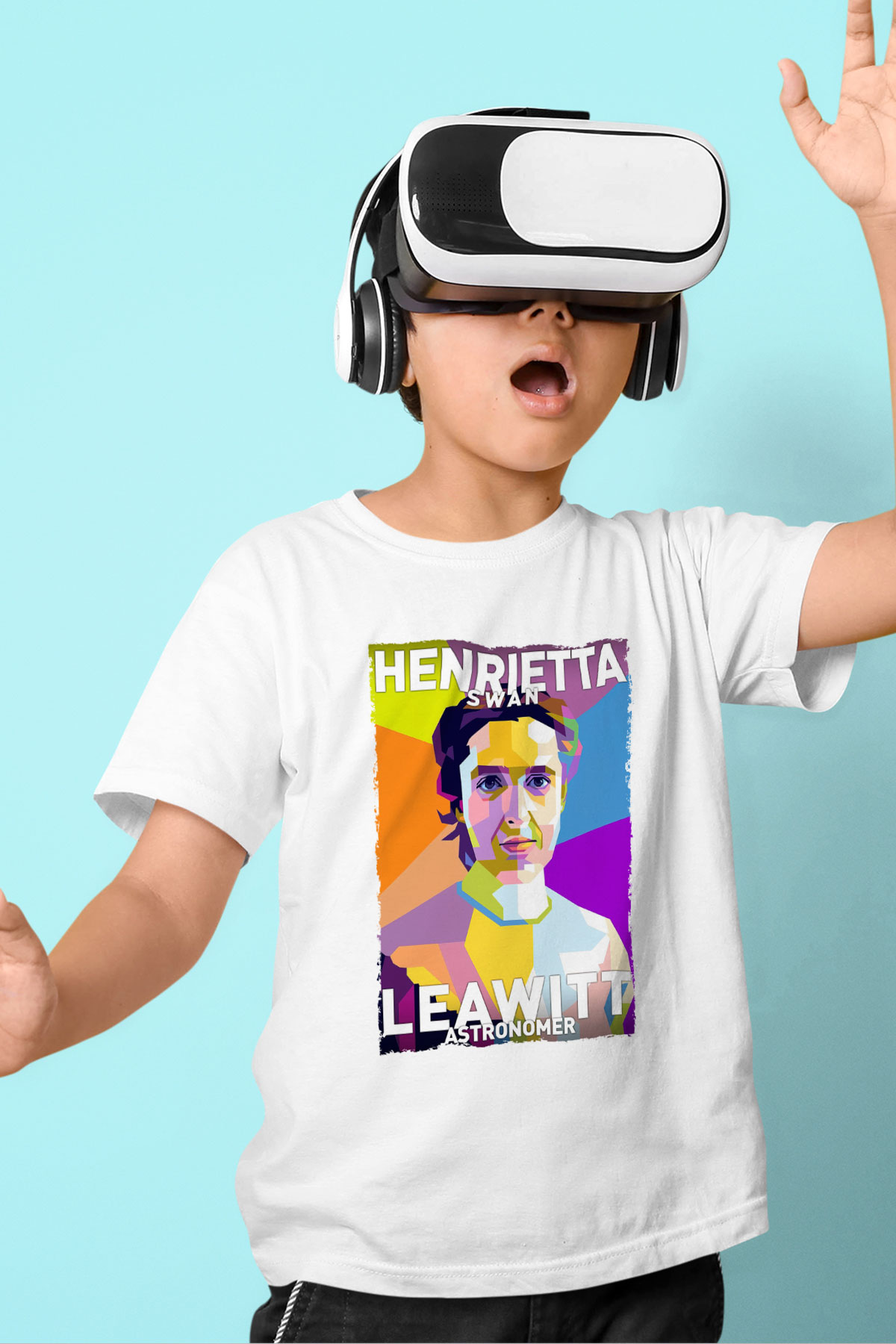 Henrietta Swan Leavitt Baskılı Unisex Beyaz Çocuk Tişörtü - Tshirt