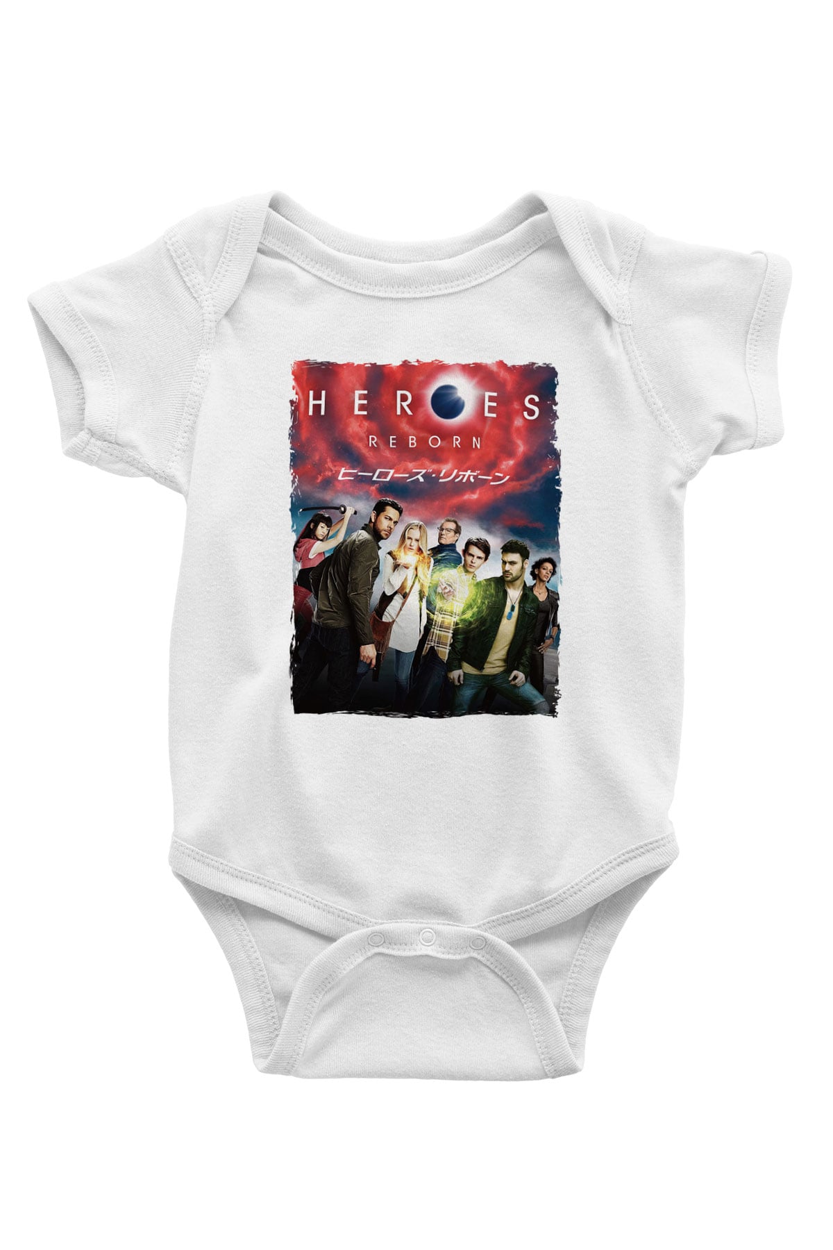 Heroes Beyaz Bebek Body - Zıbın