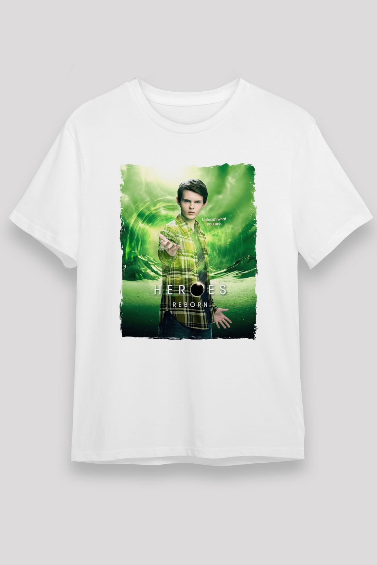 Heroes Beyaz Unisex Tişört T-Shirt