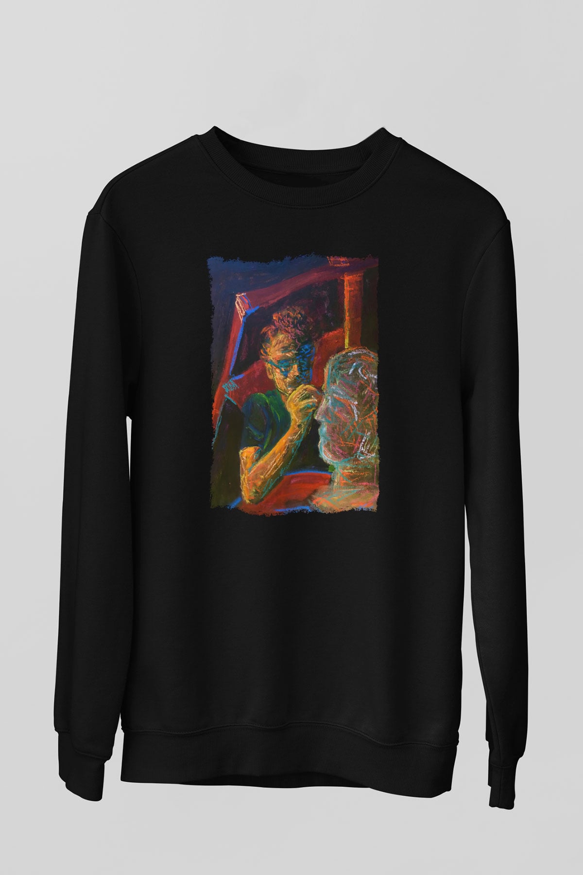 Heykeltıraş Siyah Unisex Sweatshirt