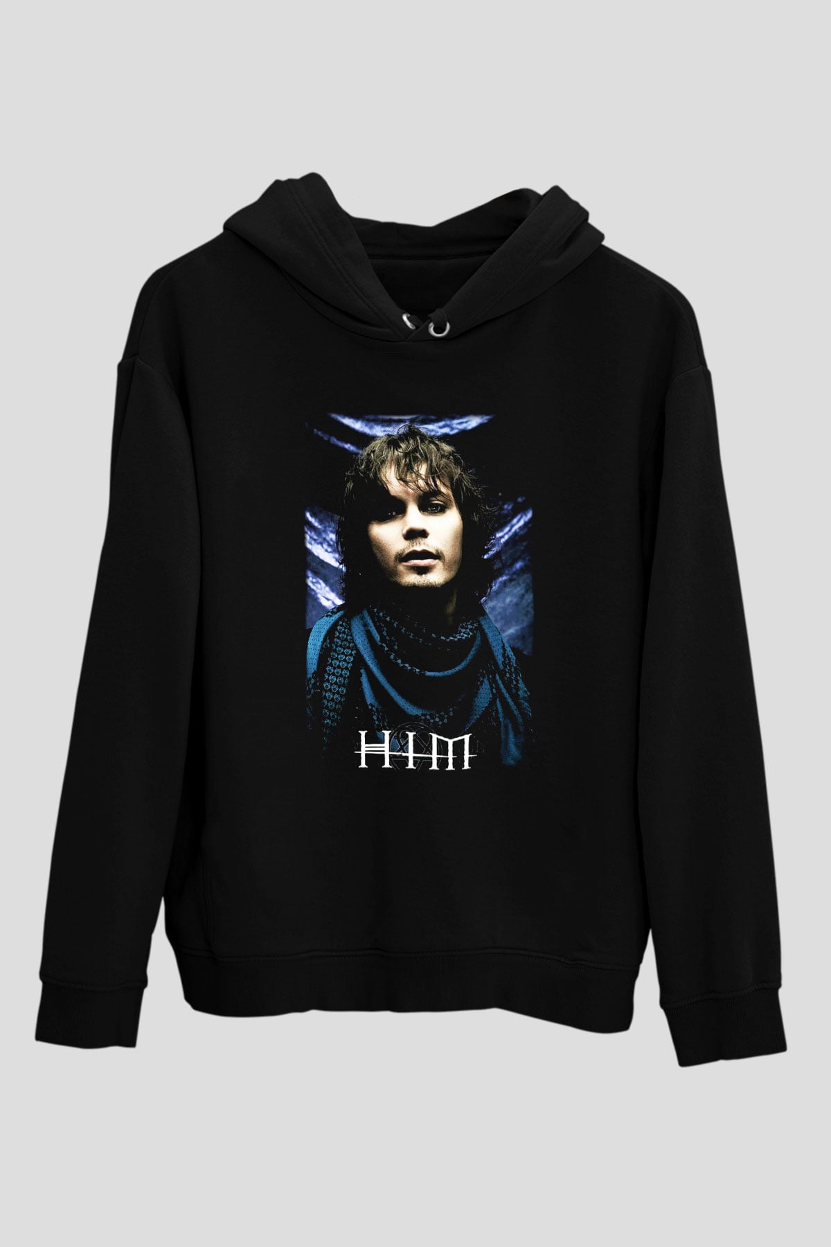 HIM Siyah Unisex Hoodie