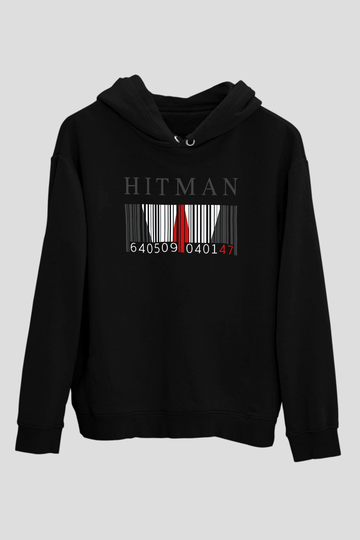 Hitman Siyah Unisex Hoodie