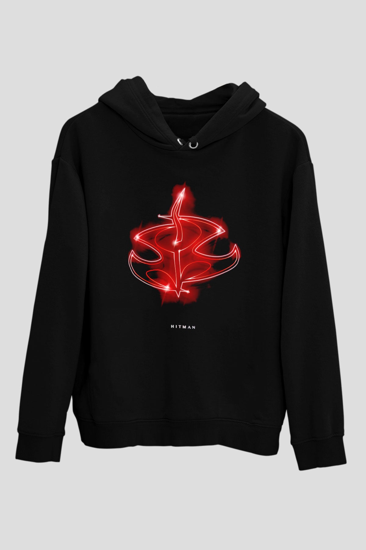 Hitman Siyah Unisex Hoodie