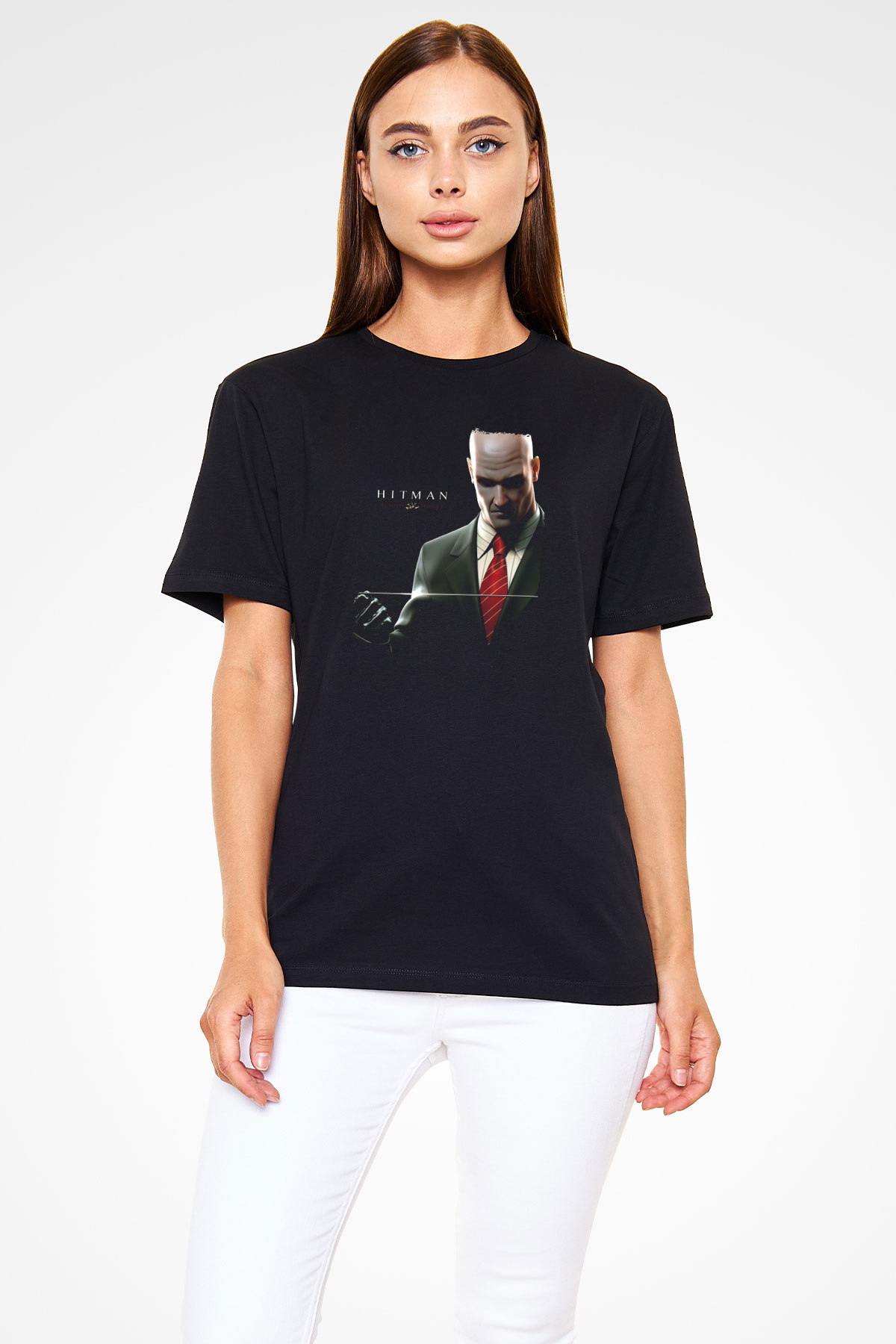 Hitman Siyah Unisex Tişört T-Shirt