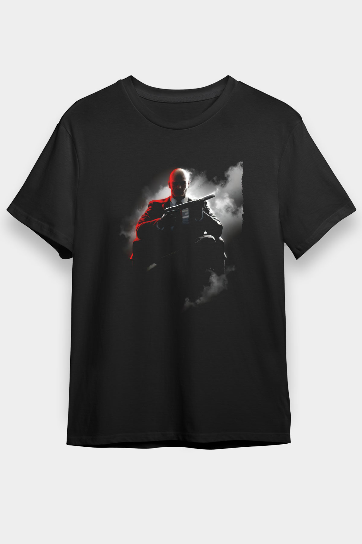 Hitman Siyah Unisex Tişört T-Shirt