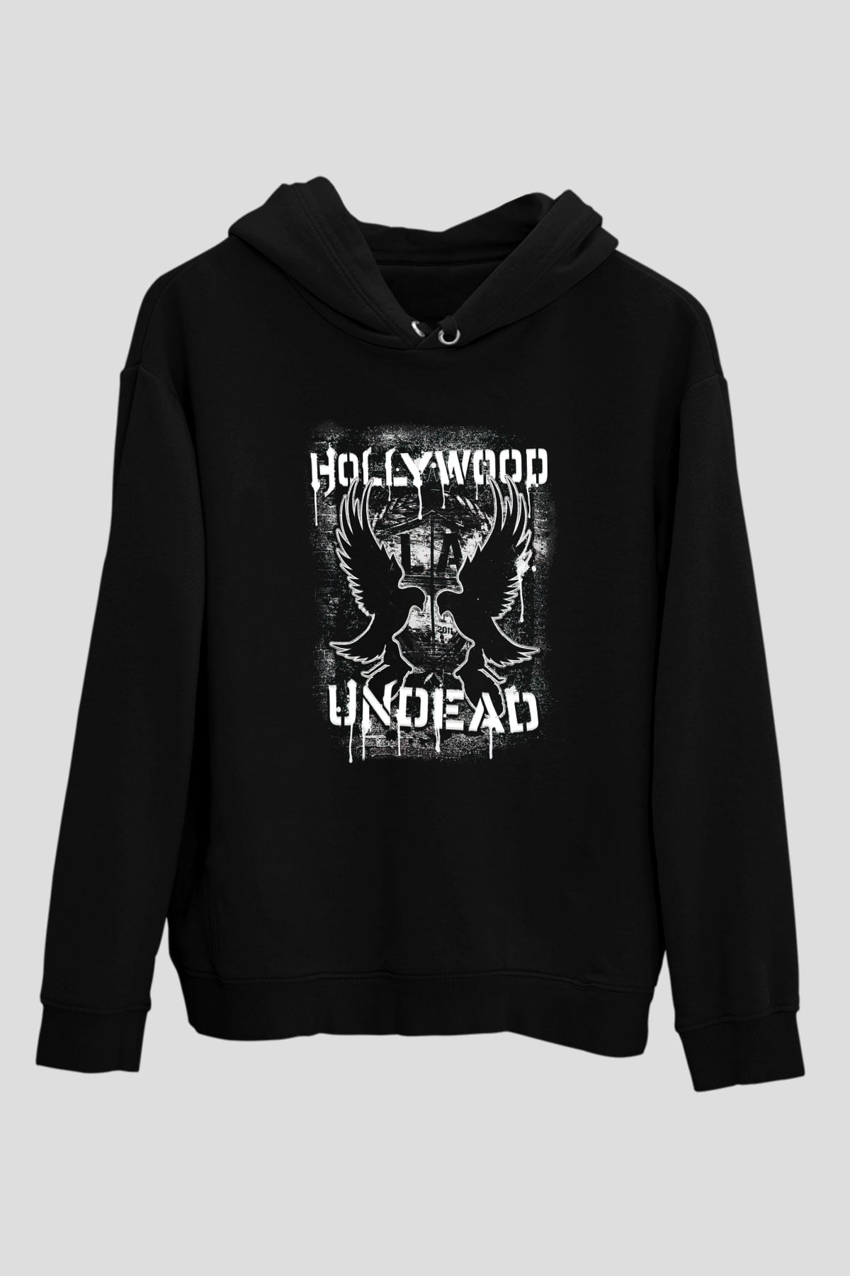 Hollywood Undead Siyah Unisex Hoodie