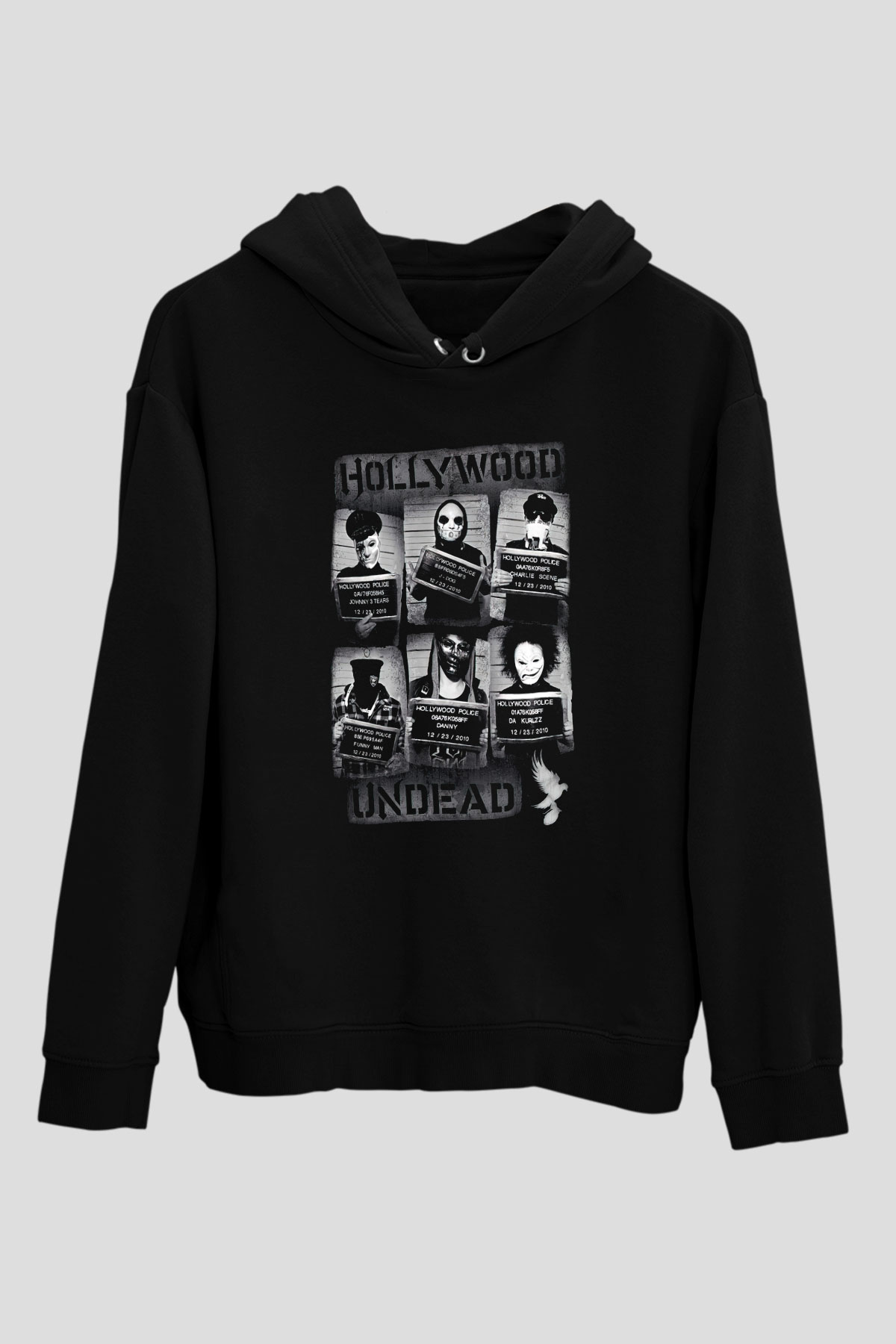 Hollywood Undead Siyah Unisex Hoodie