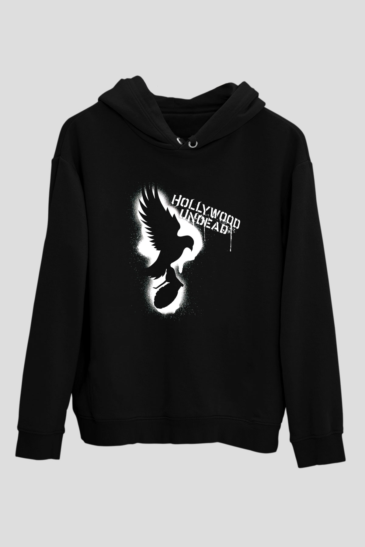 Hollywood Undead Siyah Unisex Hoodie