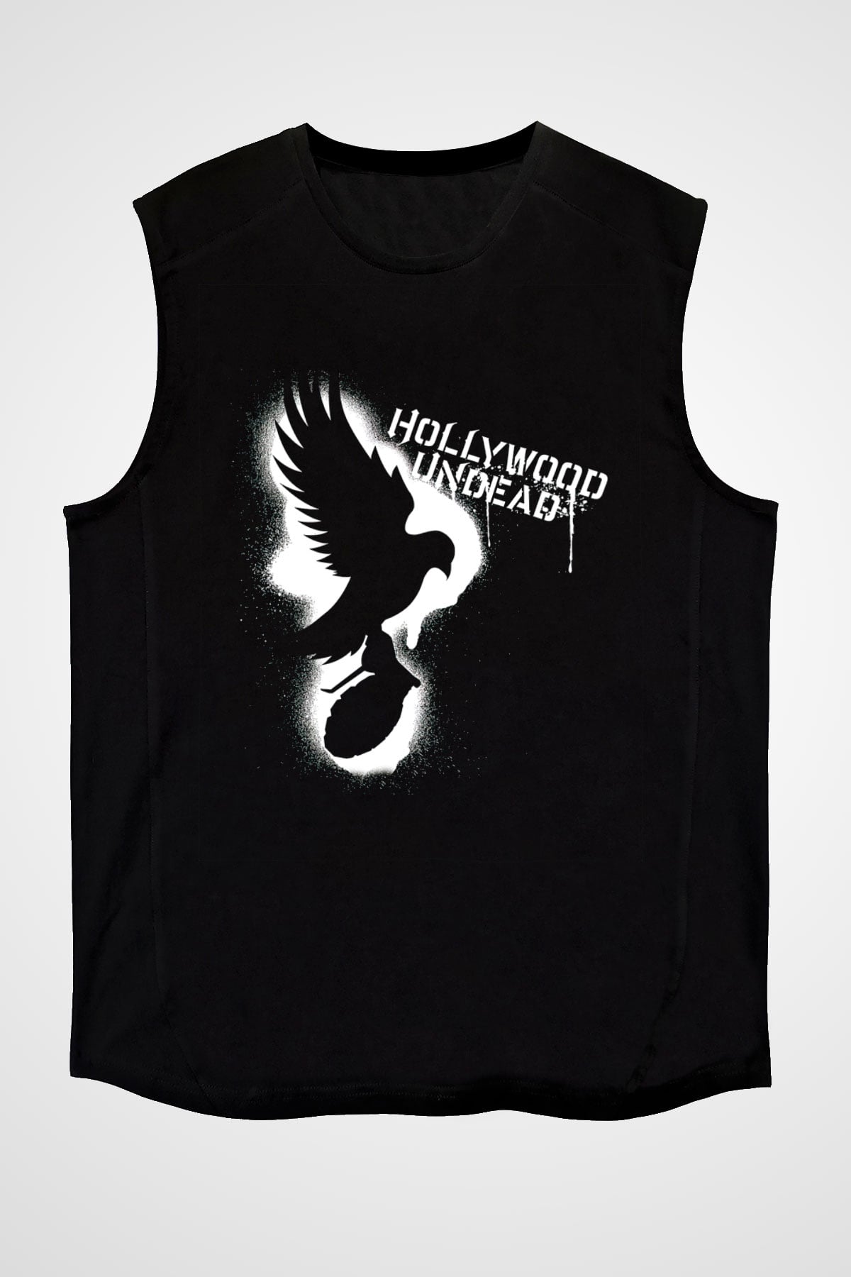 Hollywood Undead Siyah Unisex Kolsuz Tişört