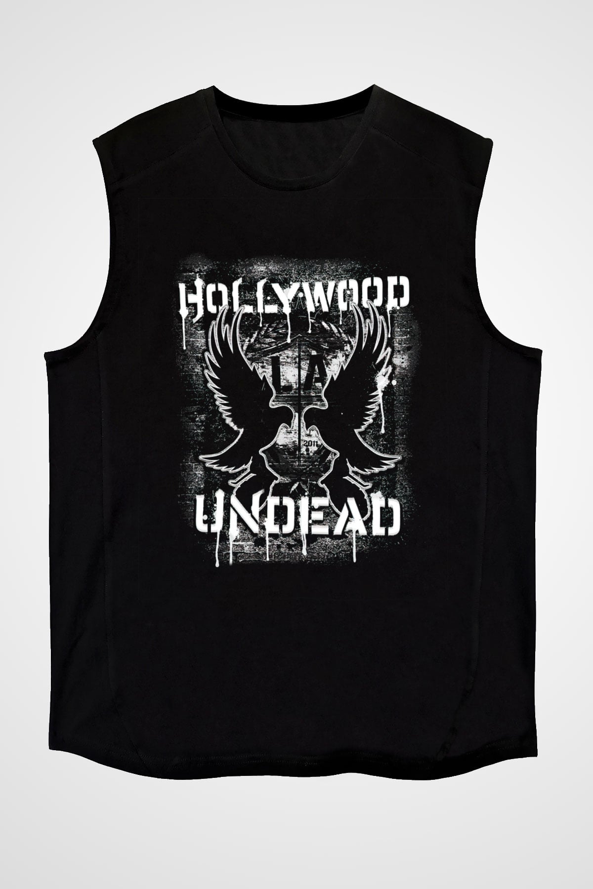 Hollywood Undead Siyah Unisex Kolsuz Tişört