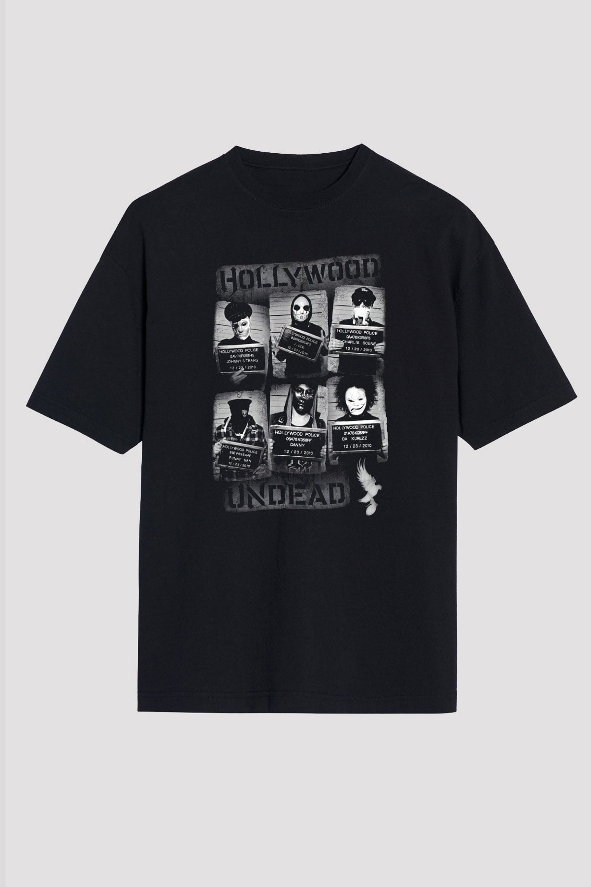 Hollywood Undead Siyah Unisex Oversize Tişört T-Shirt