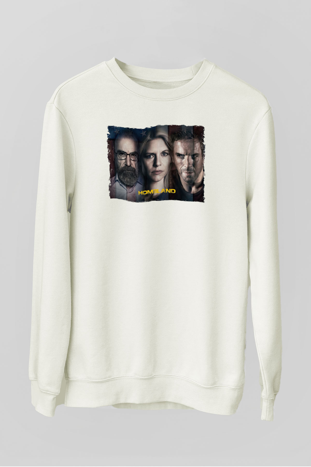 Homeland Beyaz Unisex Sweatshirt