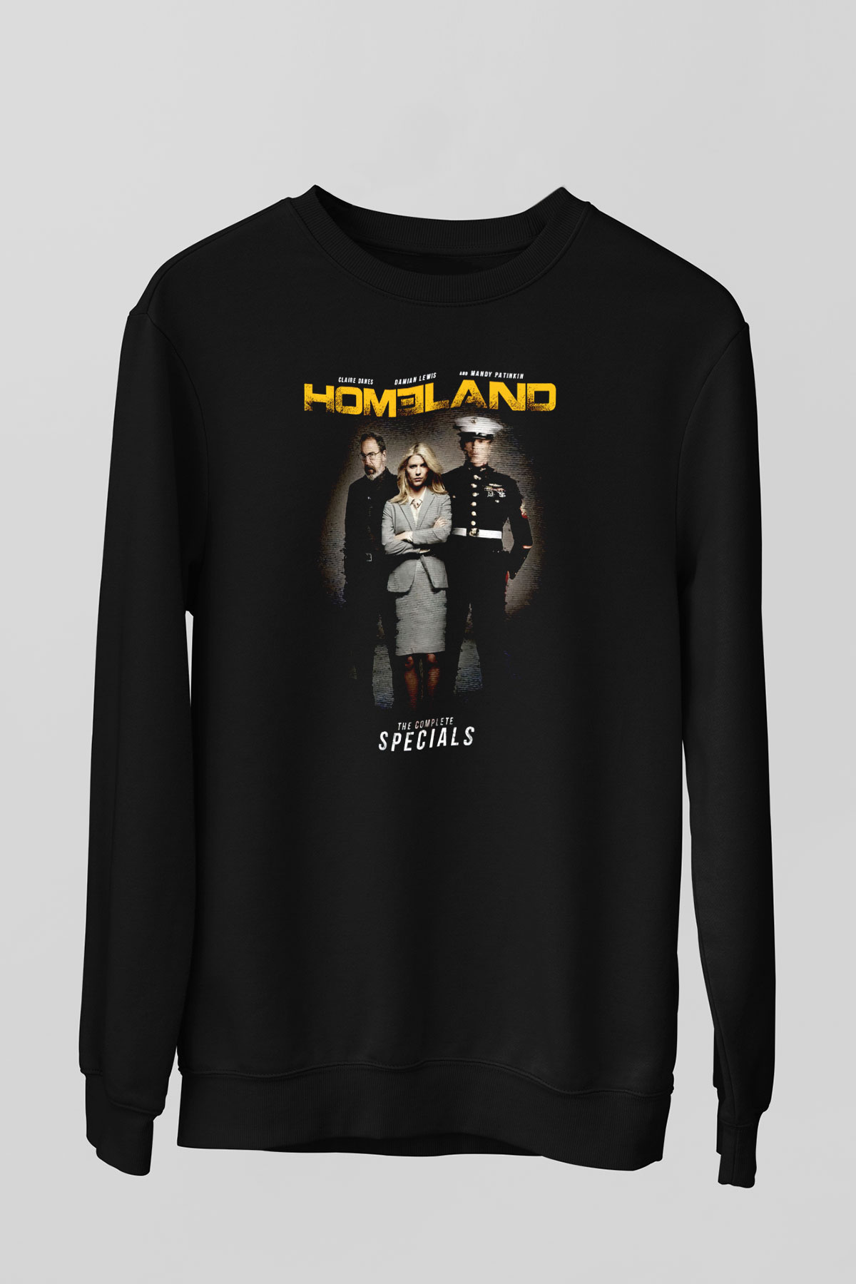 Homeland Siyah Unisex Sweatshirt