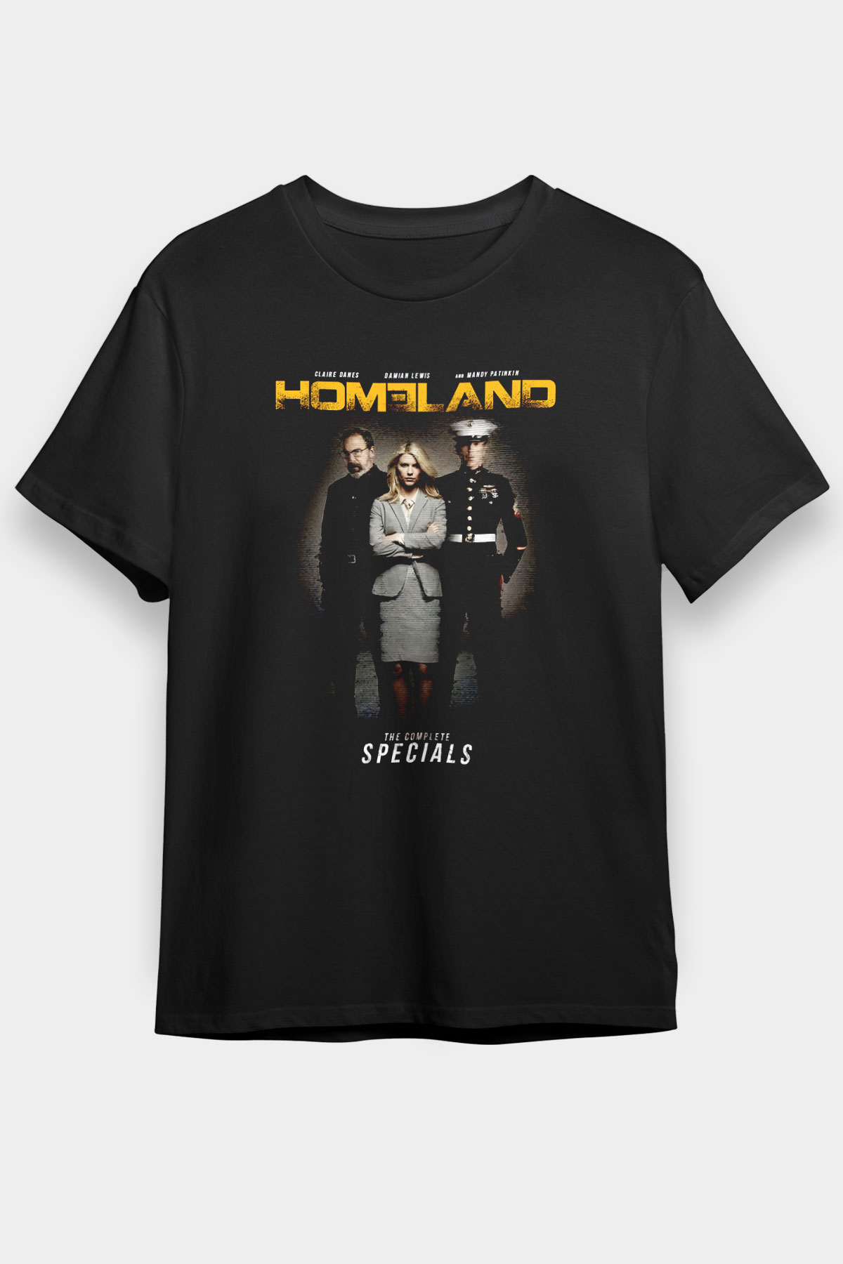 Homeland Siyah Unisex Tişört T-Shirt