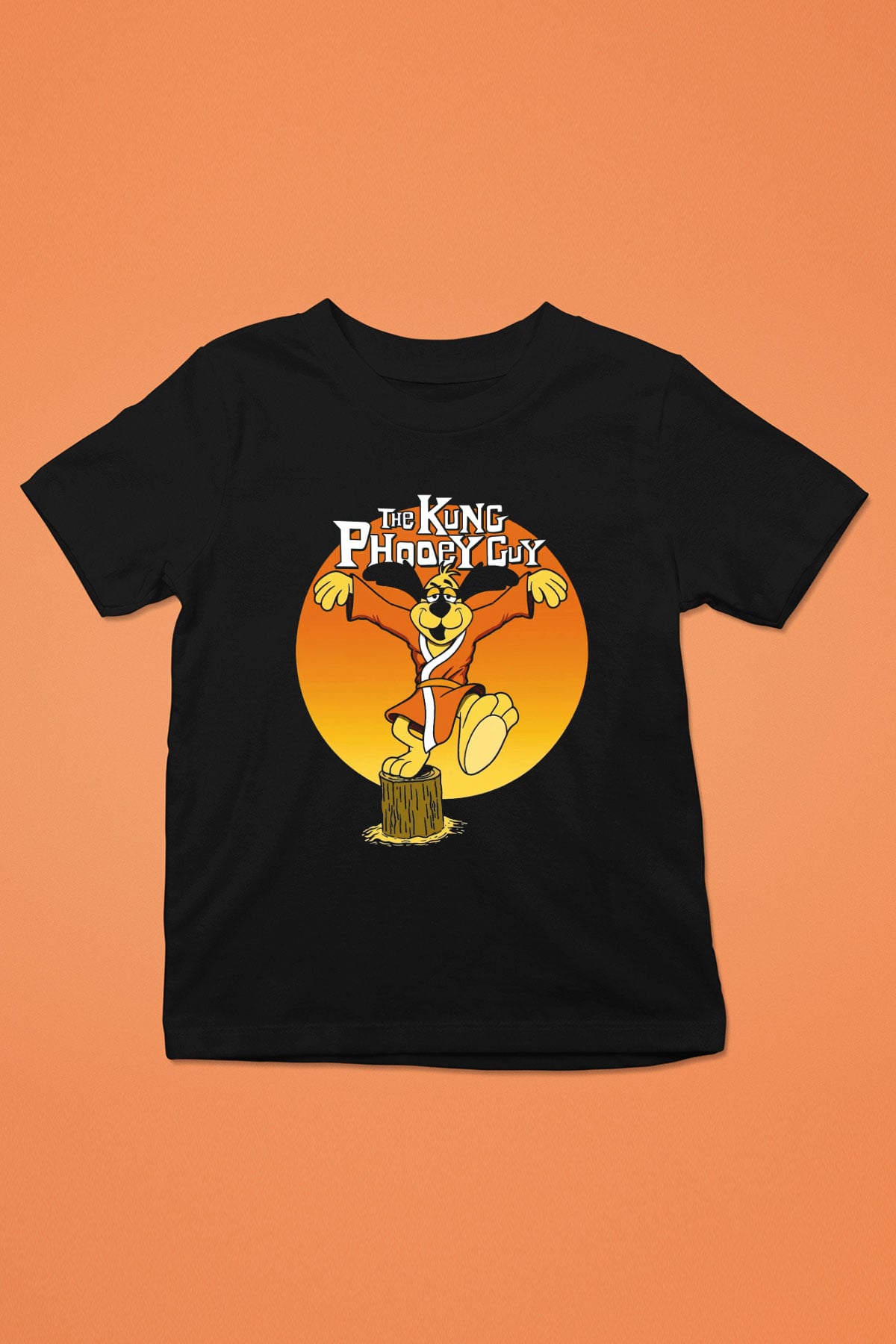 Hong Kong Phooey Siyah Unisex  Çocuk Tişört
