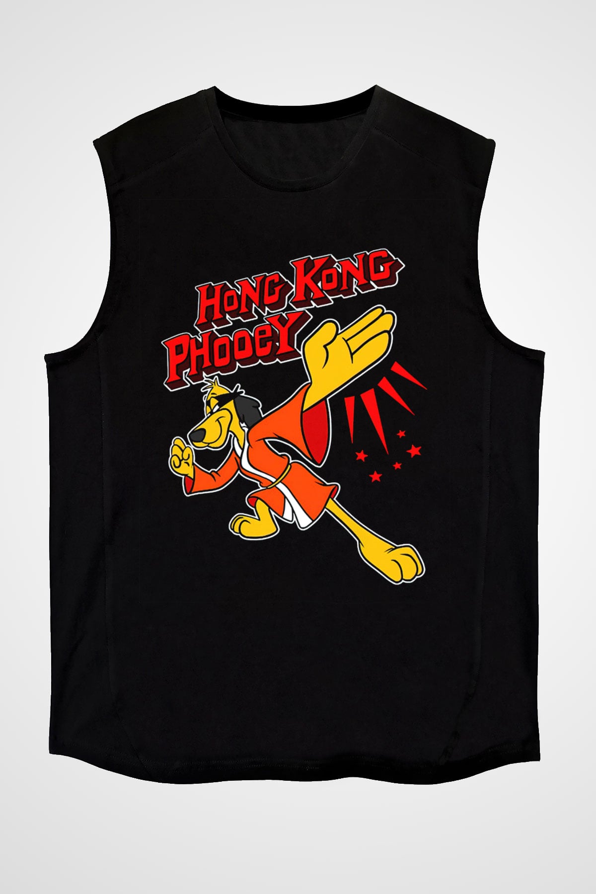 Hong Kong Phooey Siyah Unisex  Kolsuz Tişört