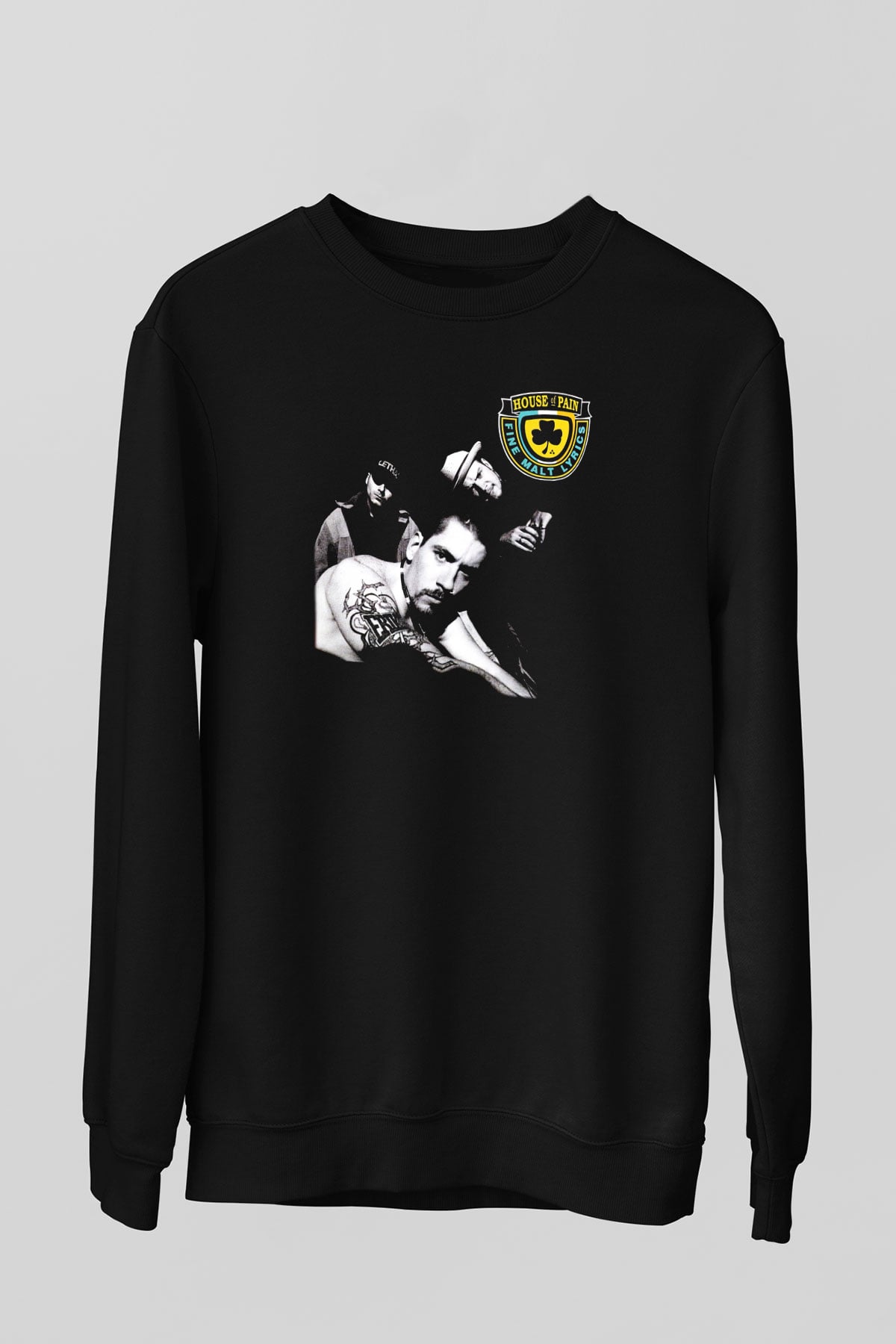 House of Pain Siyah Unisex Sweatshirt