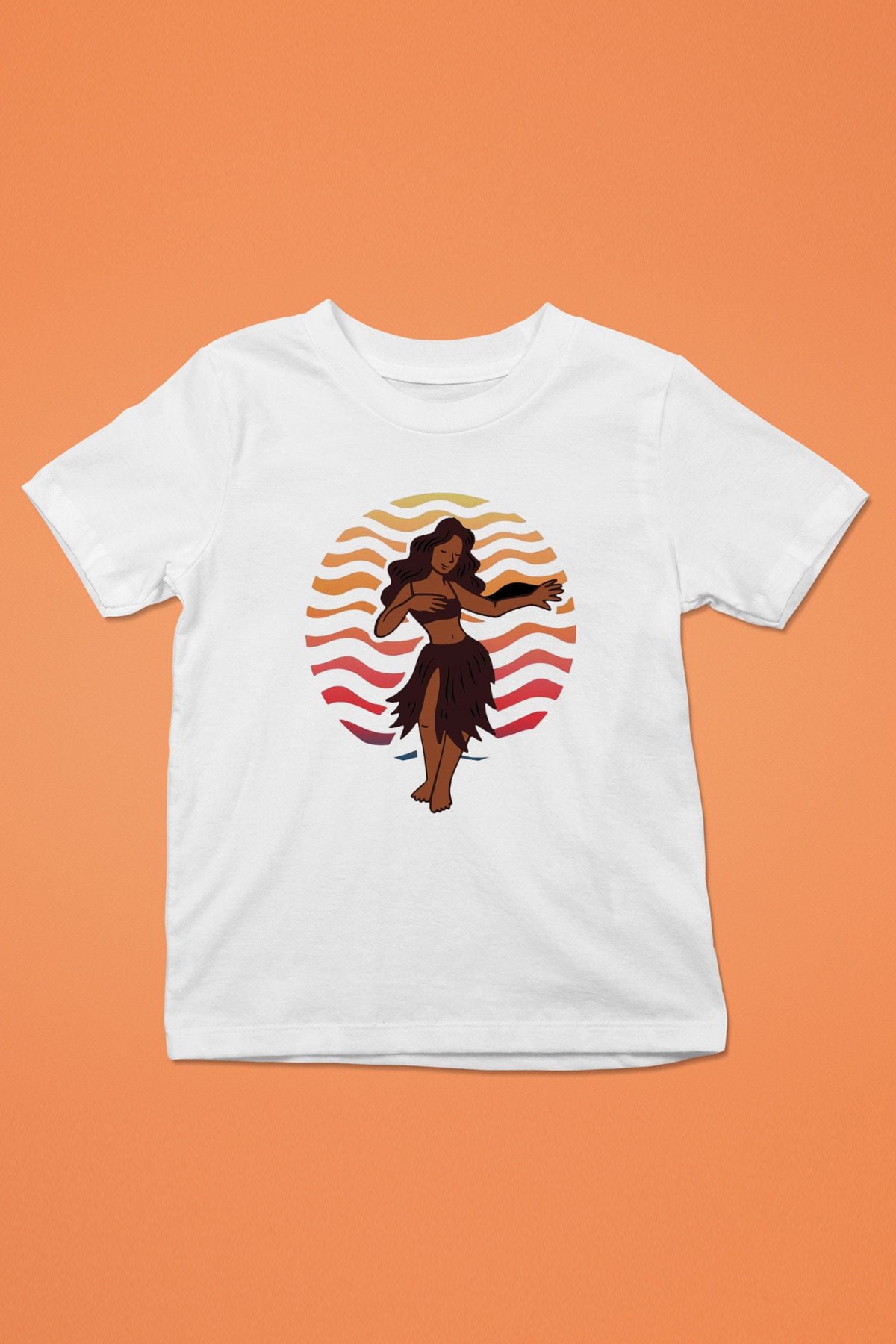 Hula Beyaz Unisex Çocuk Tişört