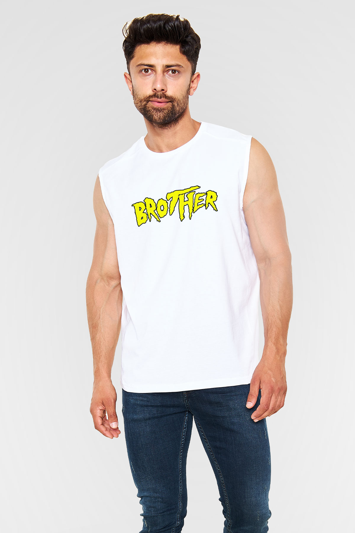 Hulk Hogan Beyaz Unisex  Kolsuz Tişört