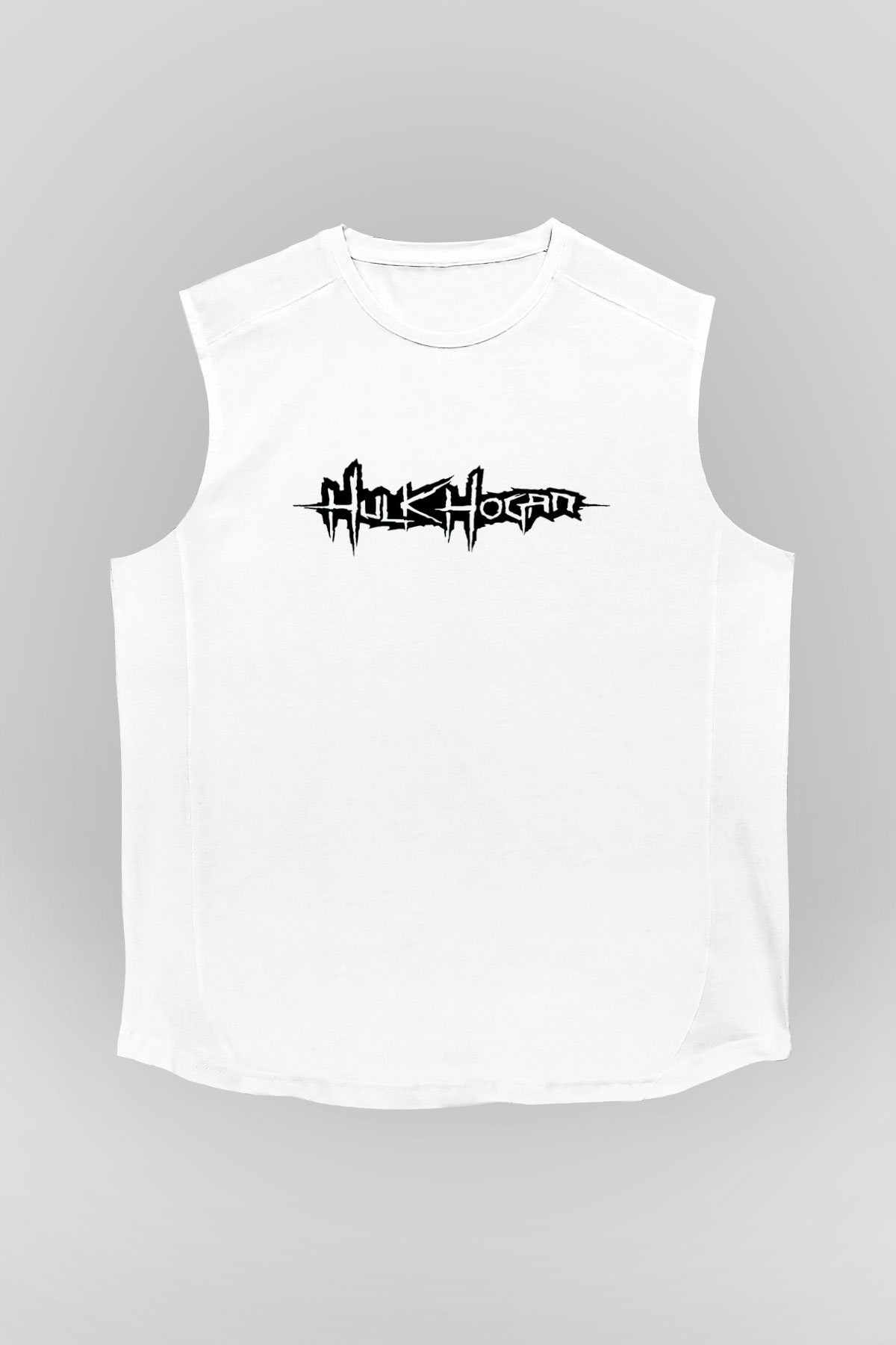 Hulk Hogan Beyaz Unisex  Kolsuz Tişört