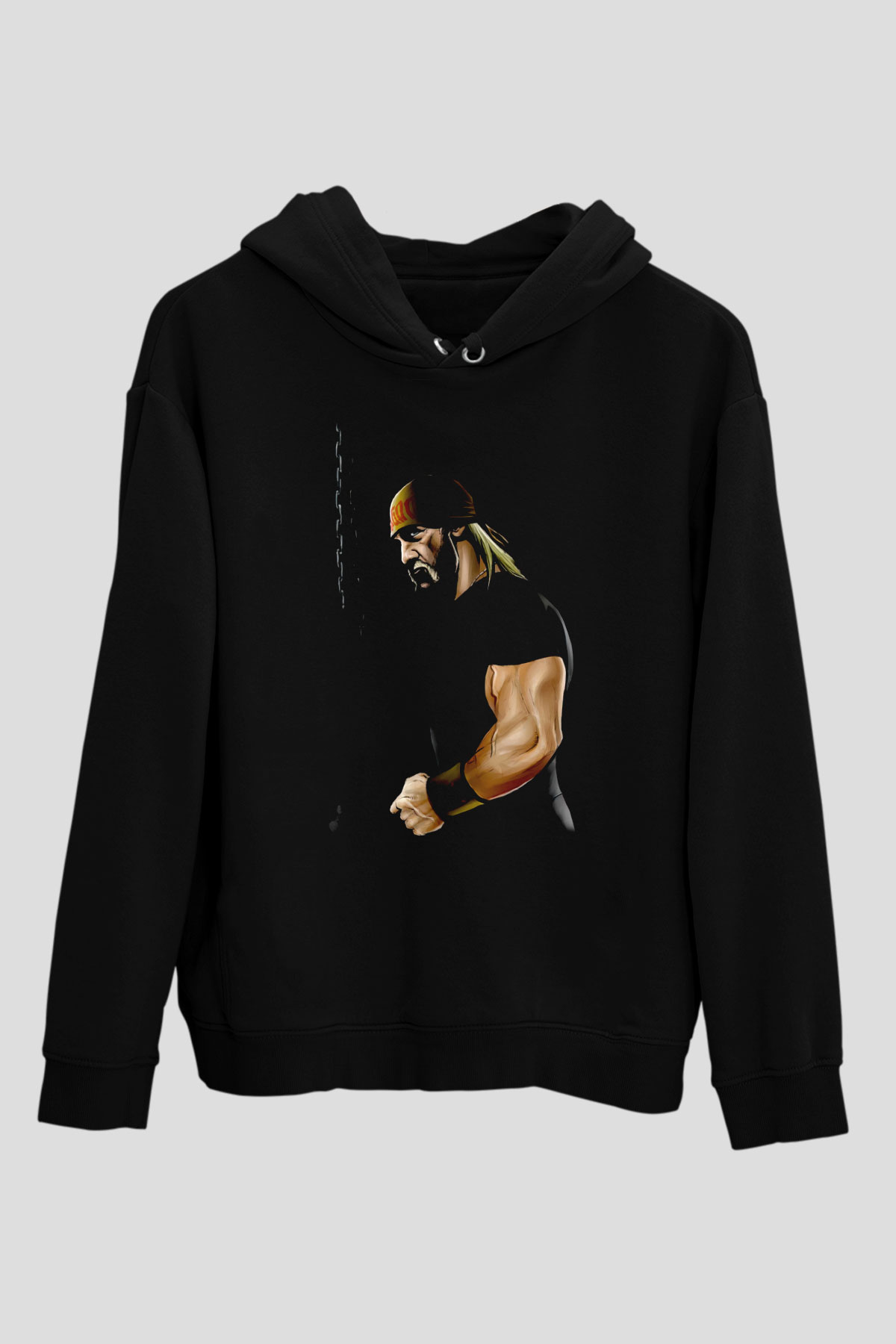Hulk Hogan Siyah Unisex Hoodie