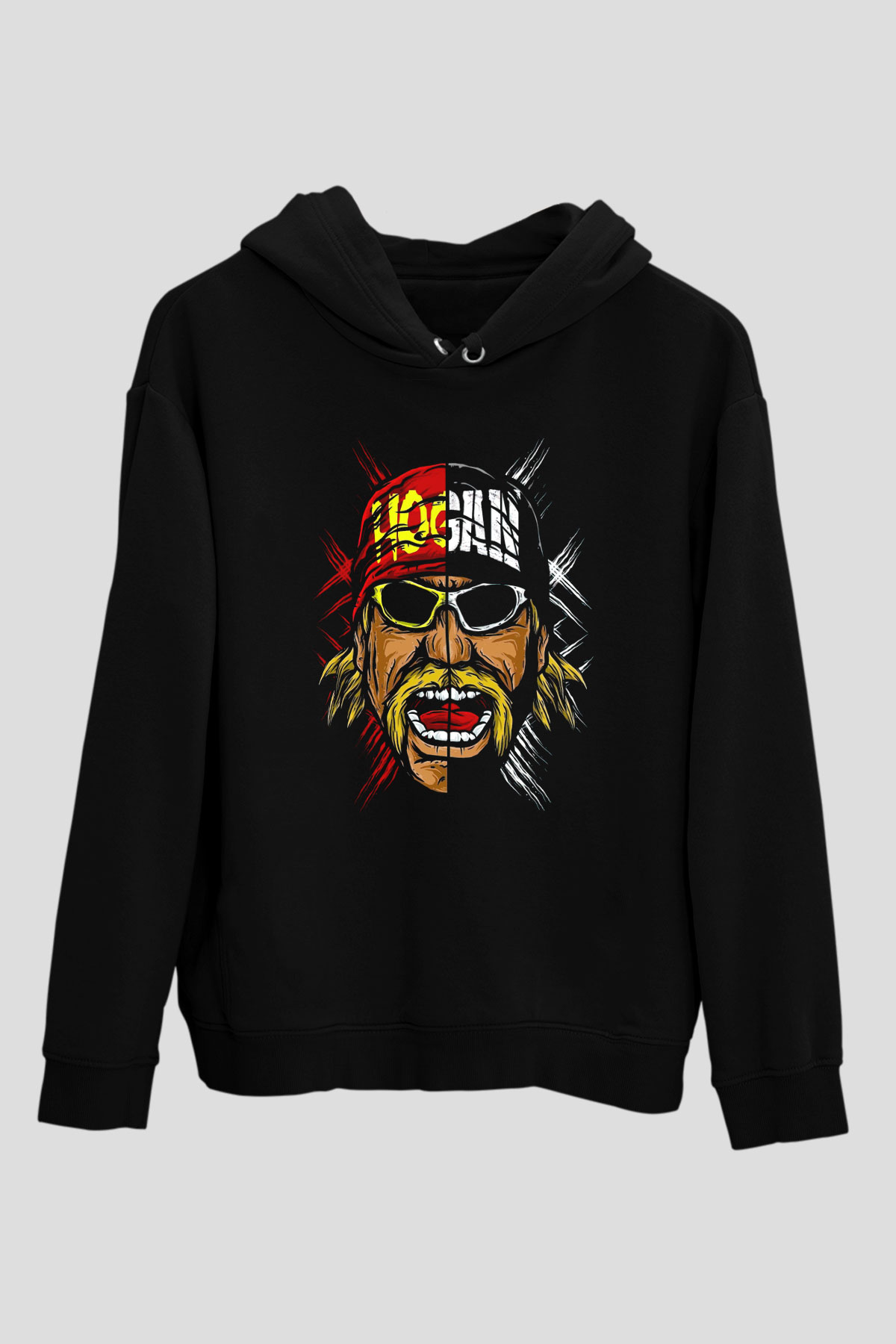 Hulk Hogan Siyah Unisex Hoodie