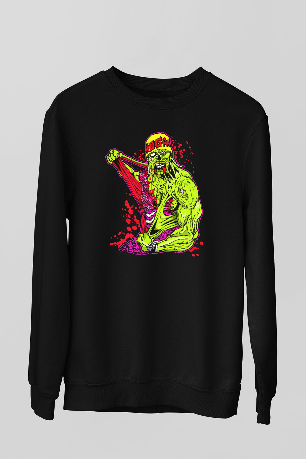 Hulk Hogan Siyah Unisex  Sweatshirt