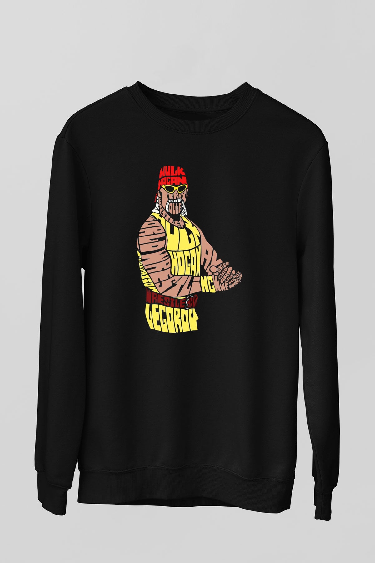 Hulk Hogan Siyah Unisex  Sweatshirt