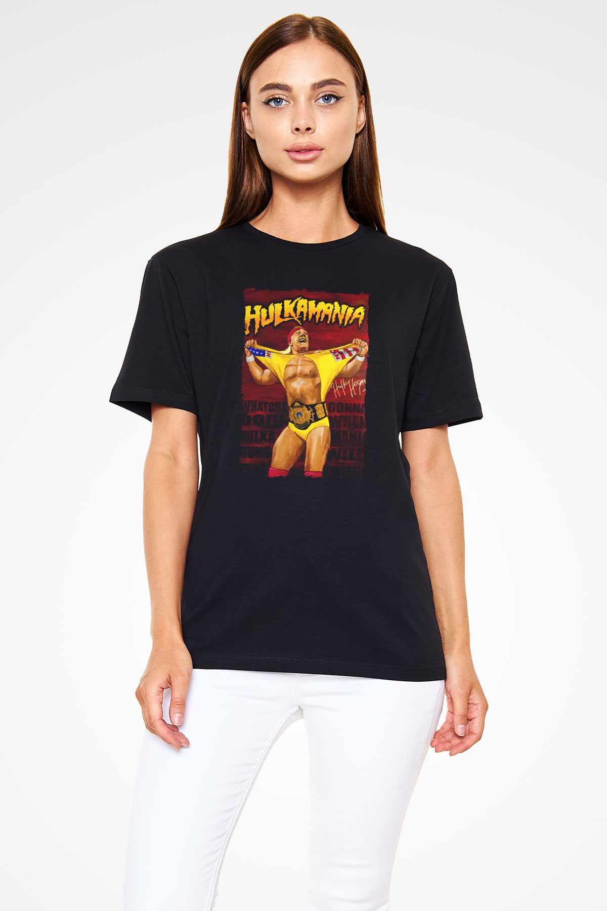 Hulk Hogan Siyah Unisex Tişört